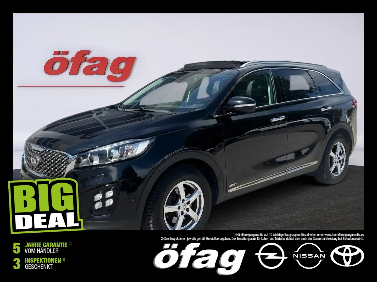 Kia Sorento 2.2 CRDi ISG AWD Ö-Editon Schwarz - 1