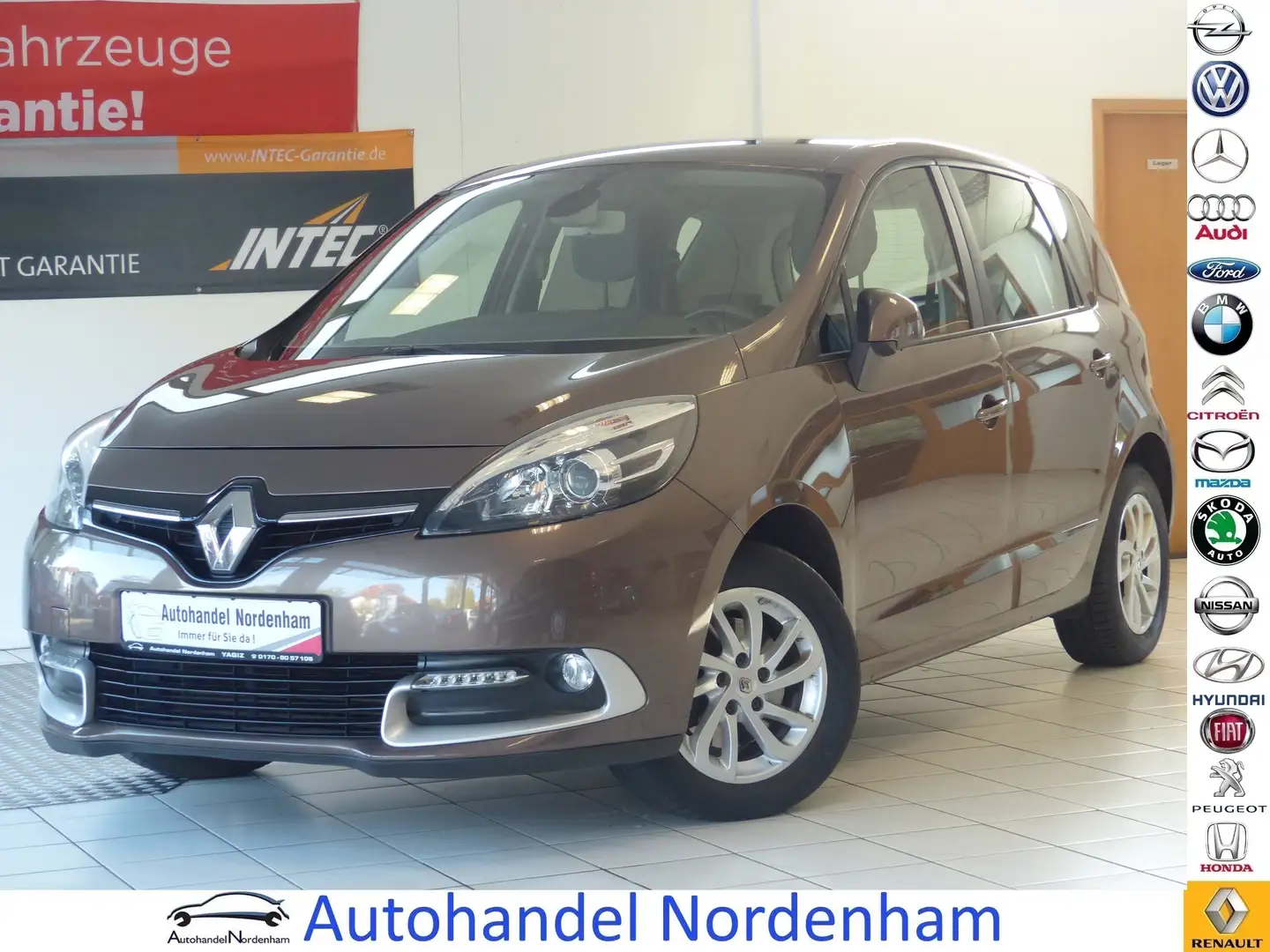 Renault Scenic 1.2 TCe Paris*KLIMAAUTOMATIK*NAVI*TÜV NEU* Braun - 1