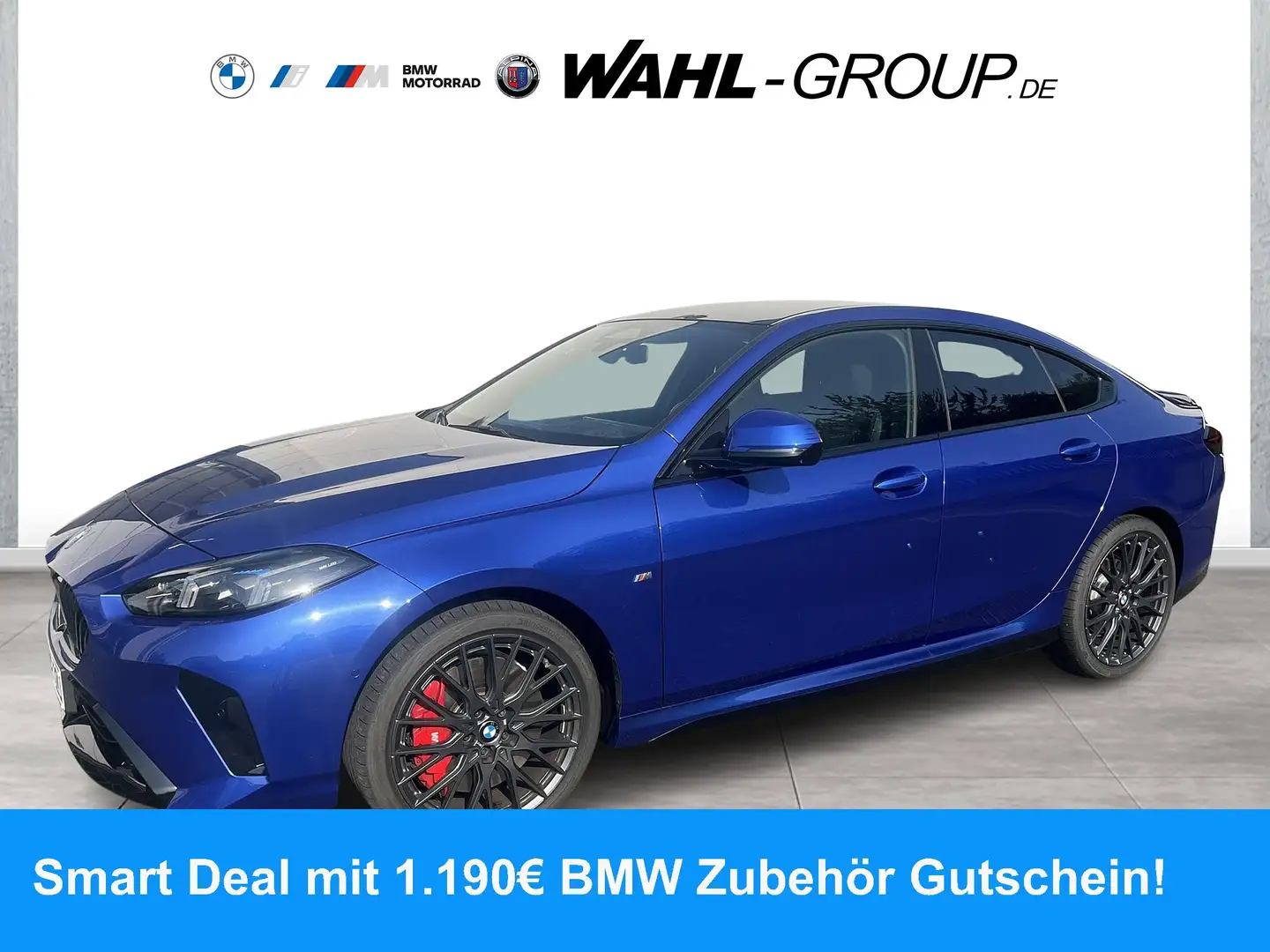 BMW 220 d GRAN COUPE MSPORT PRO HUD AHK H/K DRIVING ASSIST Blauw - 1