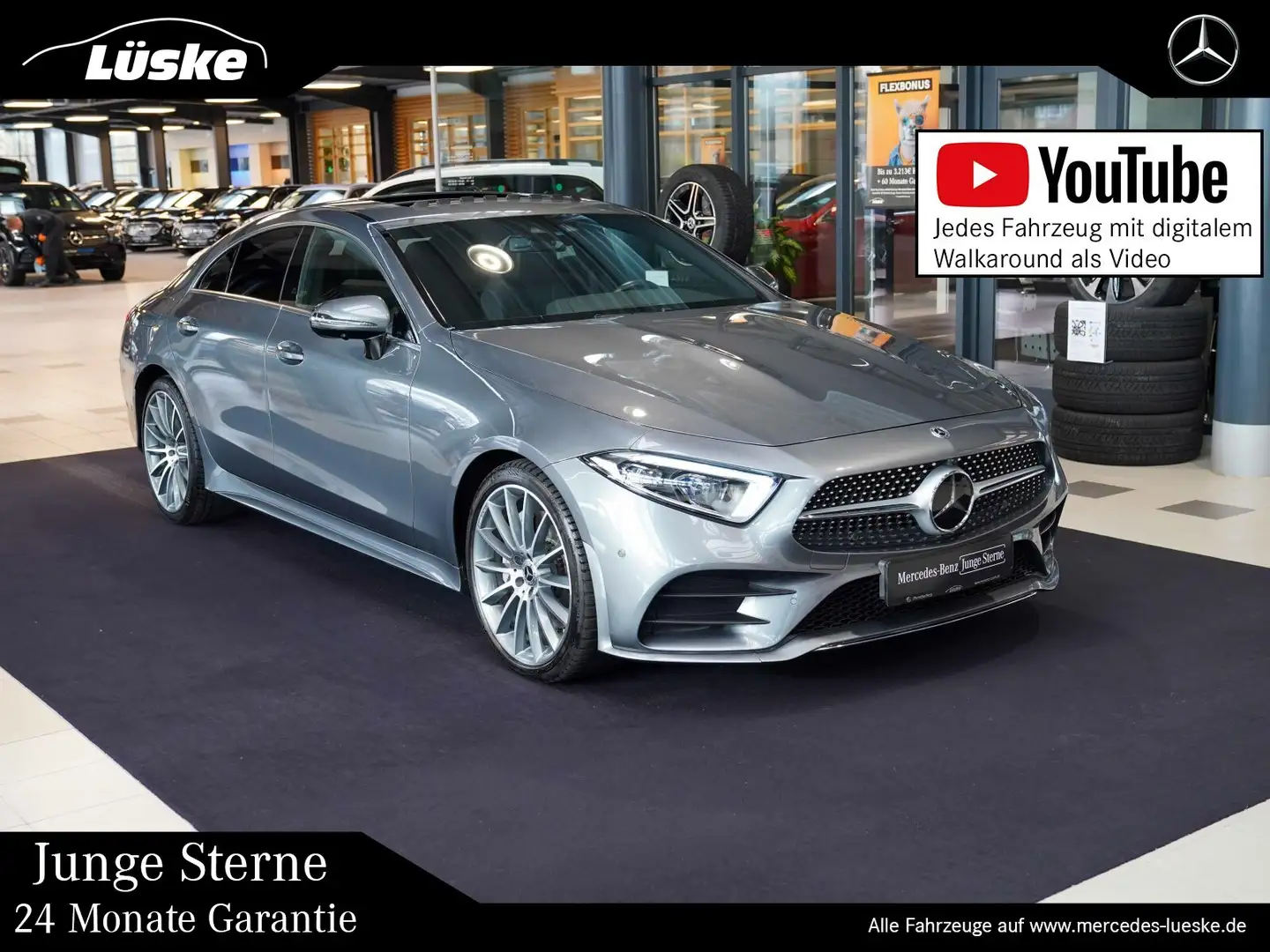 Mercedes-Benz CLS 400 CLS 400 d 4M AMG Line Fahrassistenz Schiebedach Gri - 1
