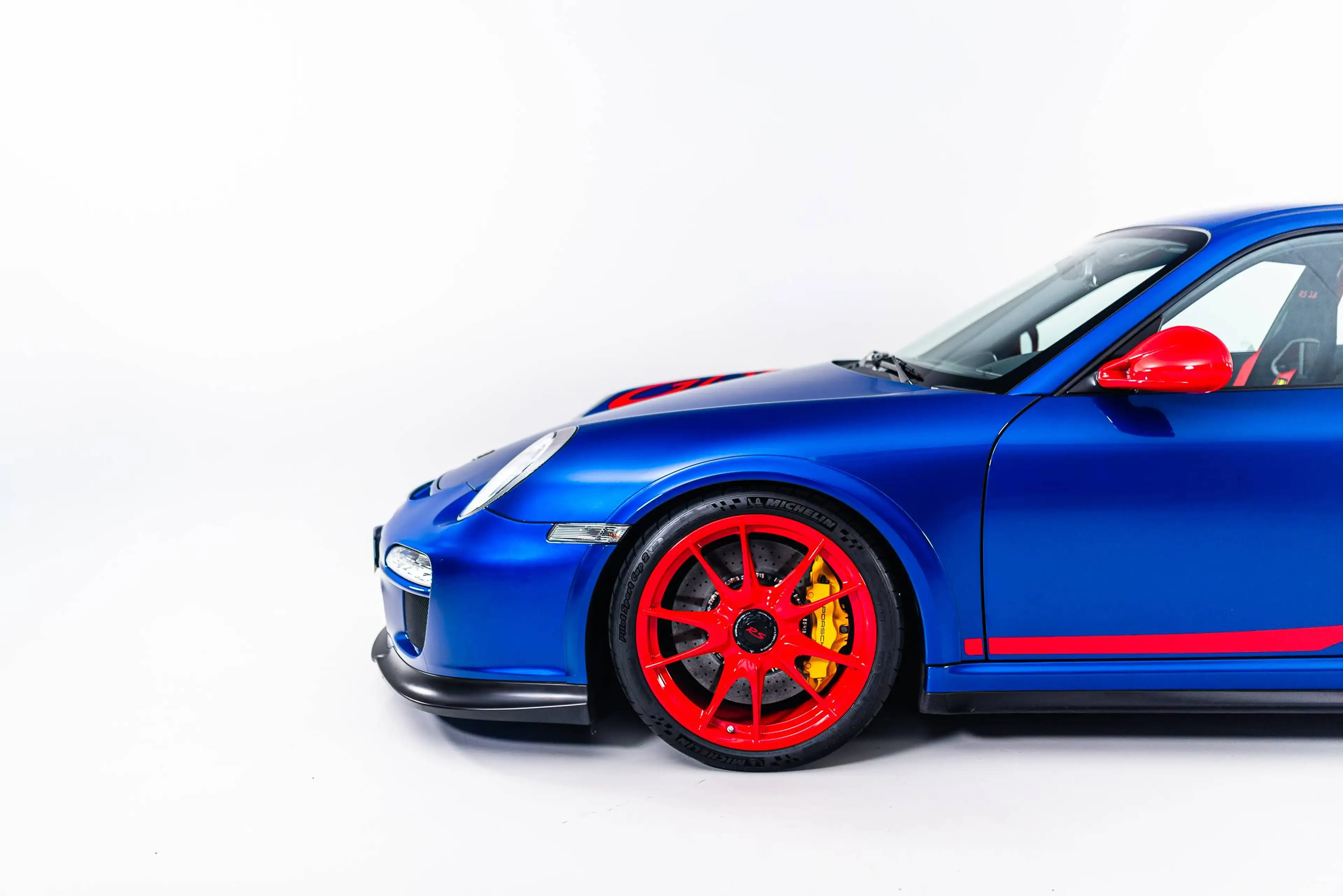 Porsche 997 GT3 RS 3.8 - 1st paint, Aqua Blue, PCCB, perfect condition — photo 2