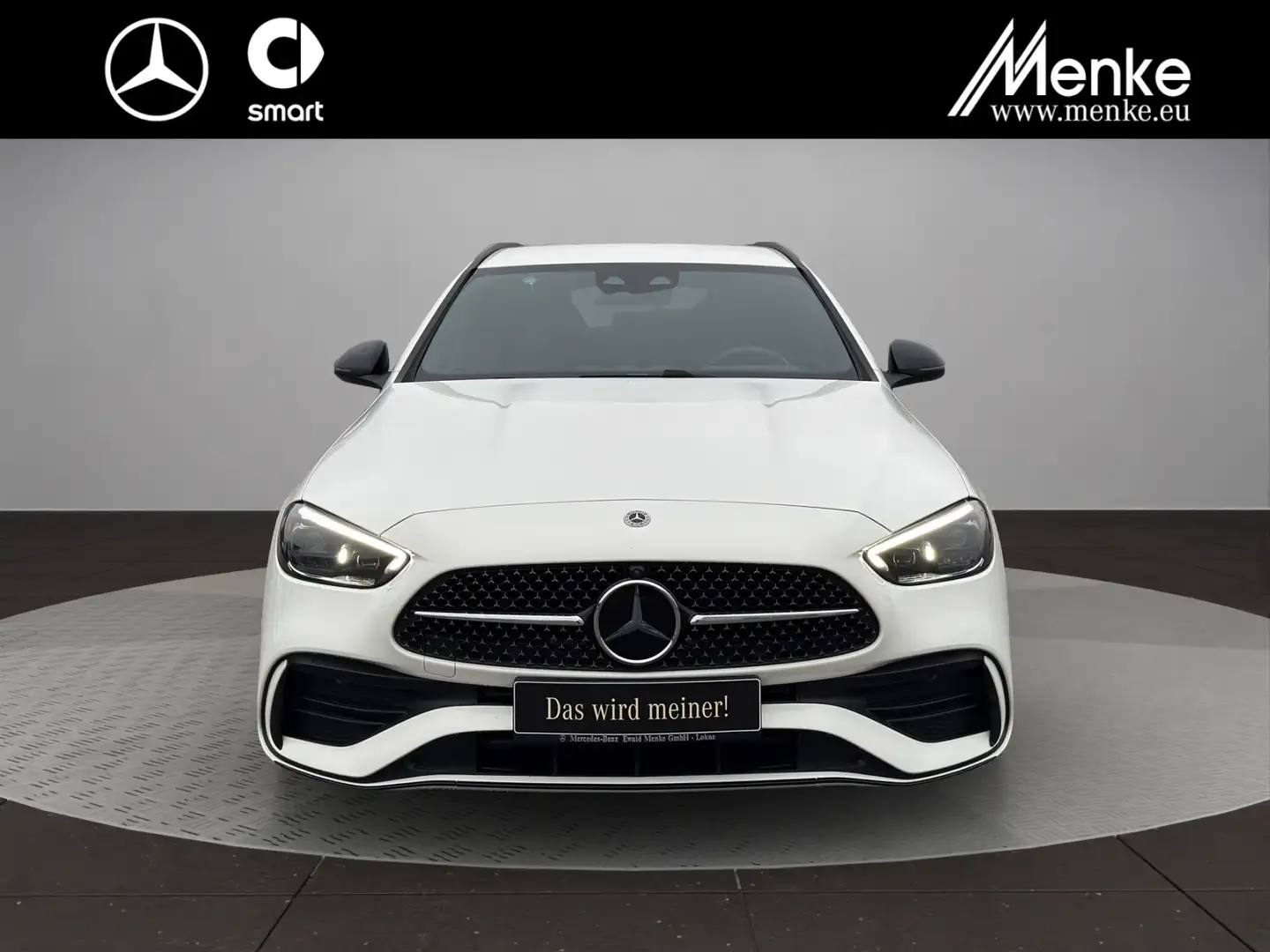 Mercedes-Benz C 300 d T-Modell AMG+Night+Distro+AHK+KeyGo+Memo Weiß - 2
