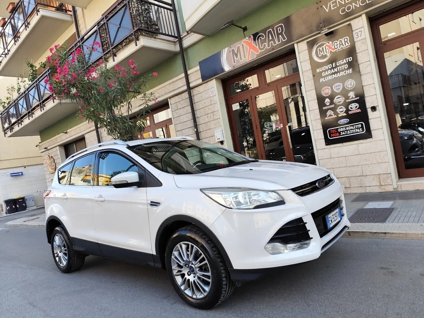 Ford Kuga 2.0 TDCI 163 CV 4WD Titanium PERFETTA Bianco - 1