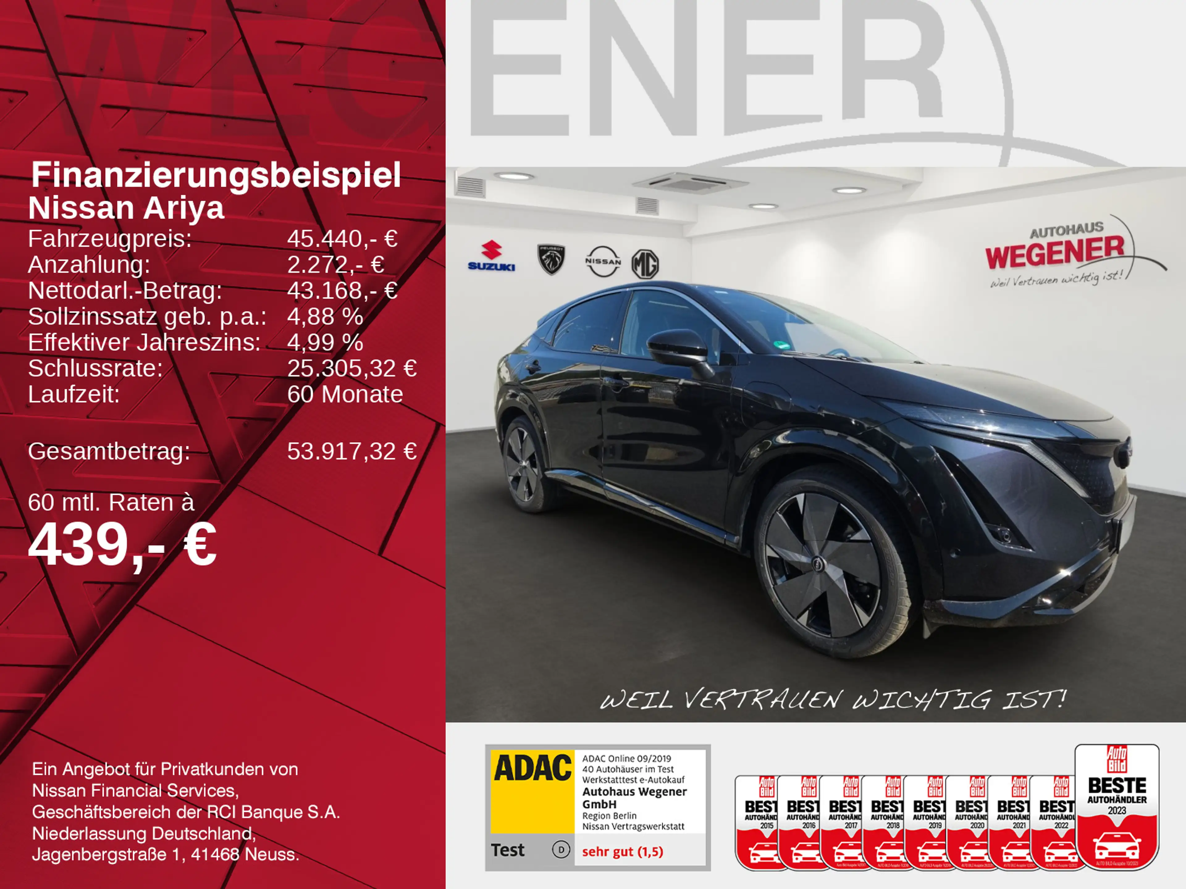 Nissan Ariya ARIYA (MY24) 87 kWh Evolve Pack 20' — photo 2