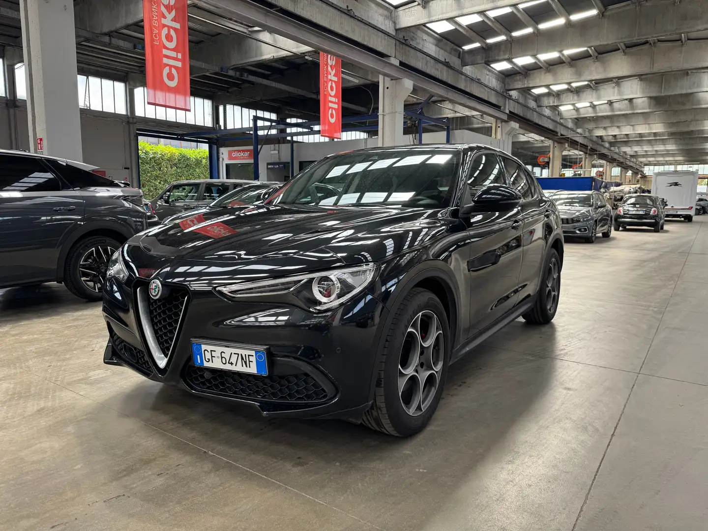 Alfa Romeo Stelvio Stelvio 2.2 t Rosso Edizione rwd 160cv auto Zwart - 1
