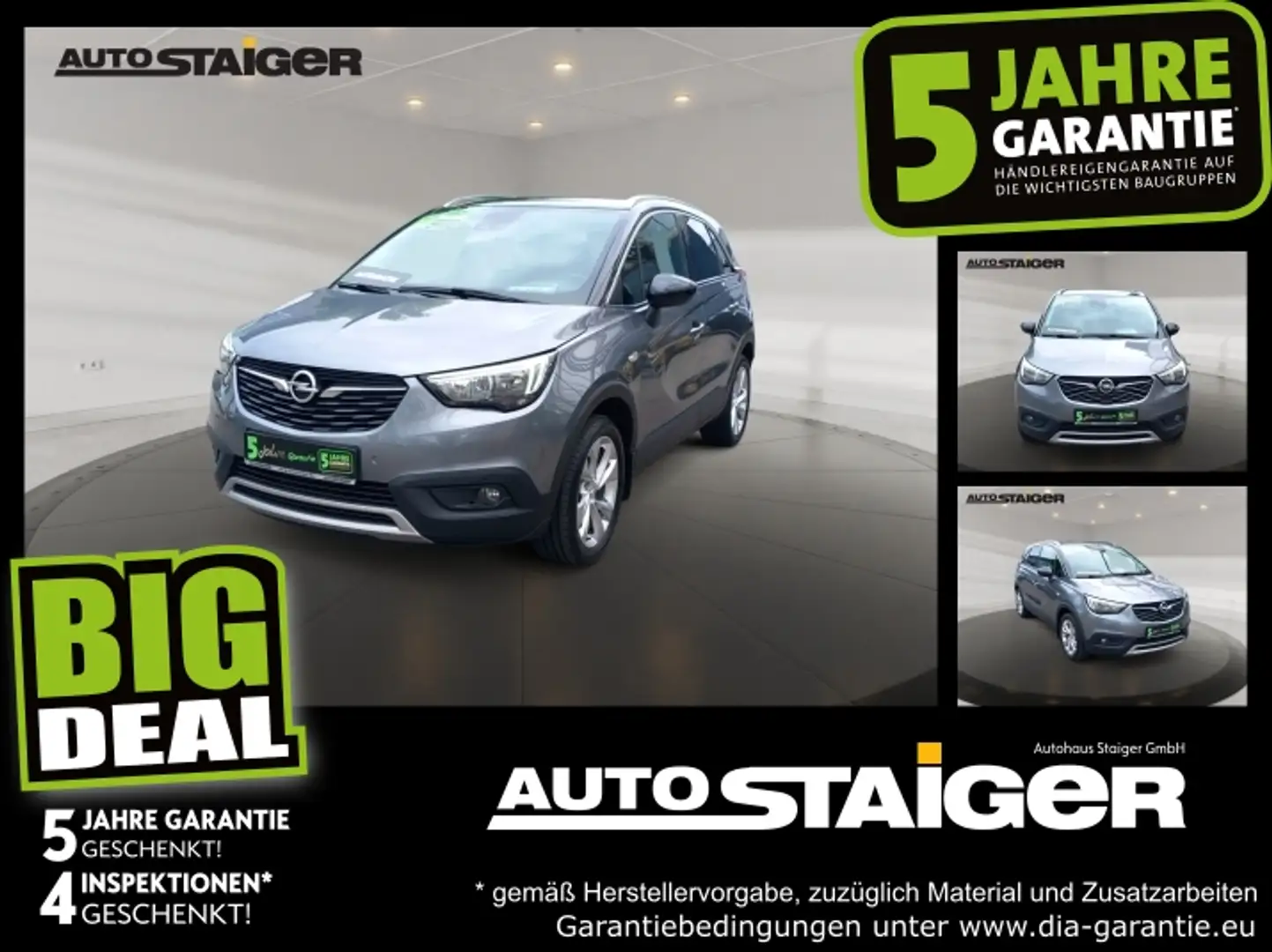 Opel Crossland X 1.2 Turbo INNOVATION Automatik, PDC Grau - 1