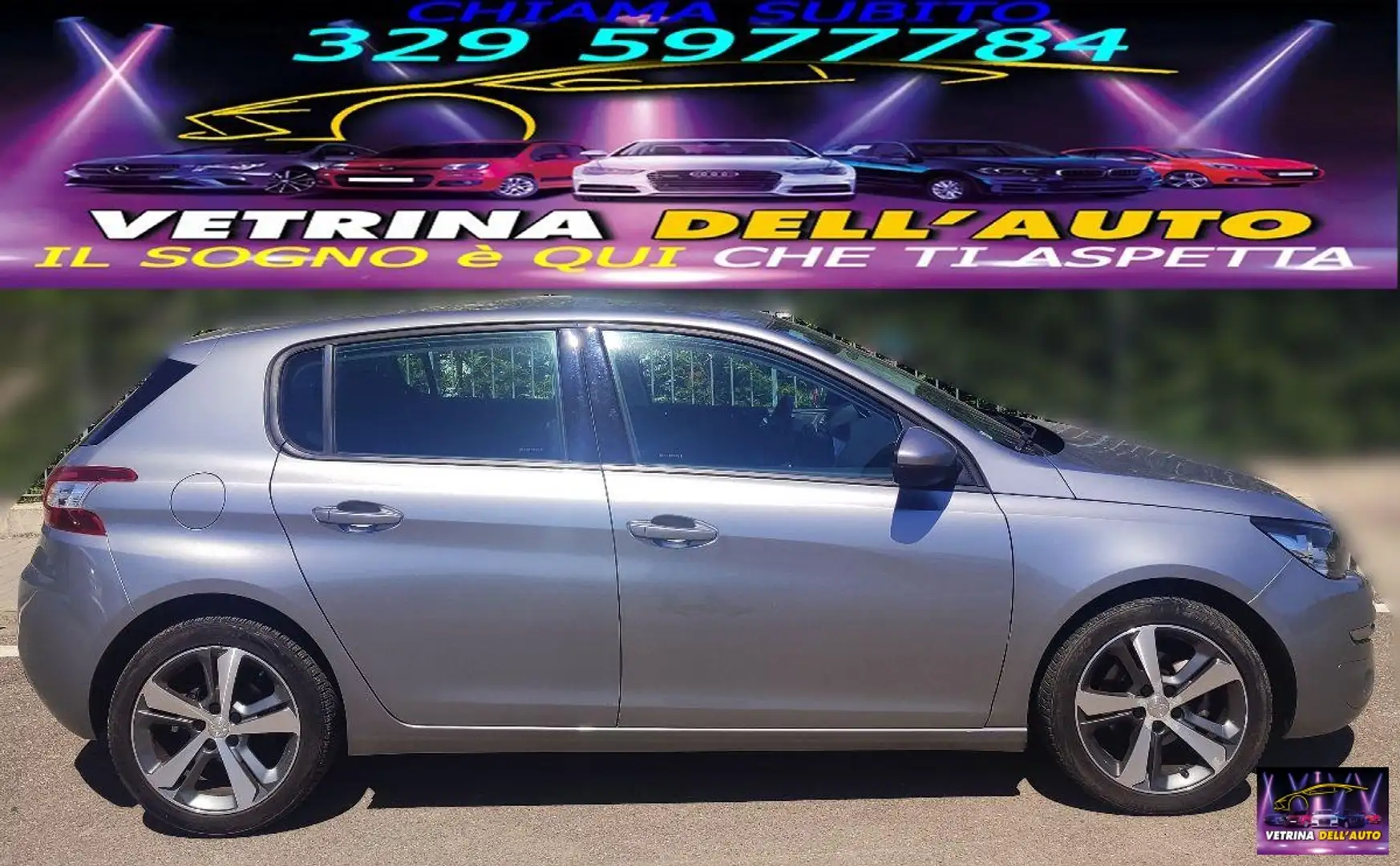 Peugeot 308 BlueHDi 120 S&S EAT6 GT Line Gris - 2