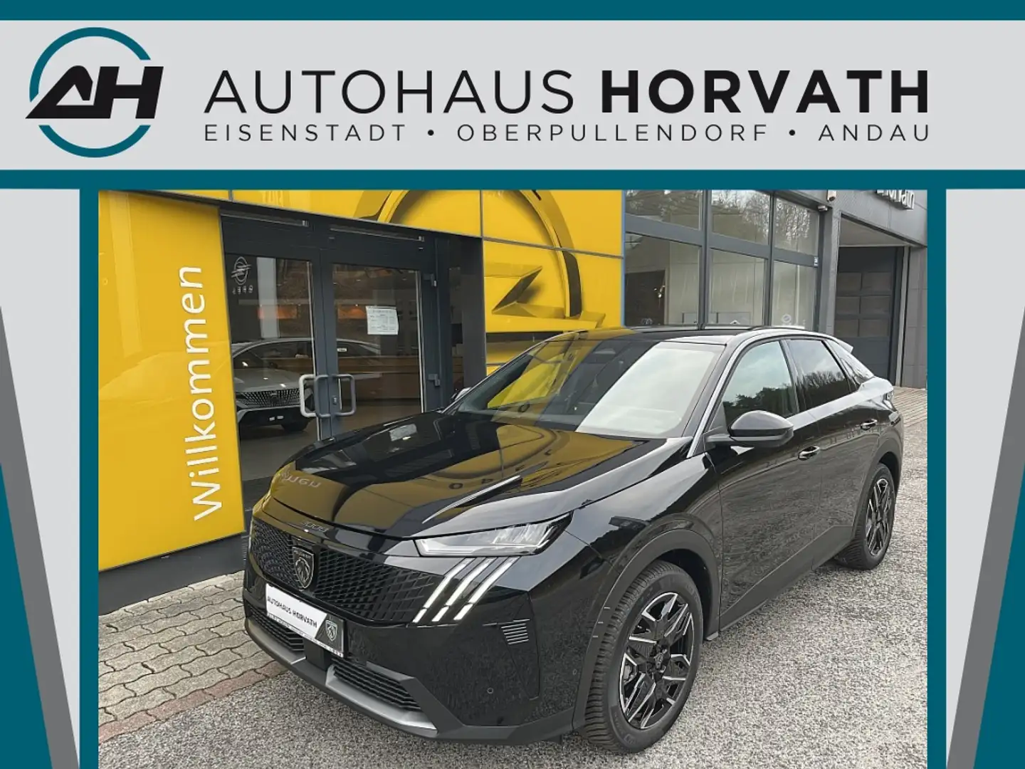 Peugeot 3008 Hybrid 136 E-DCS6 Allure Aut. Noir - 1