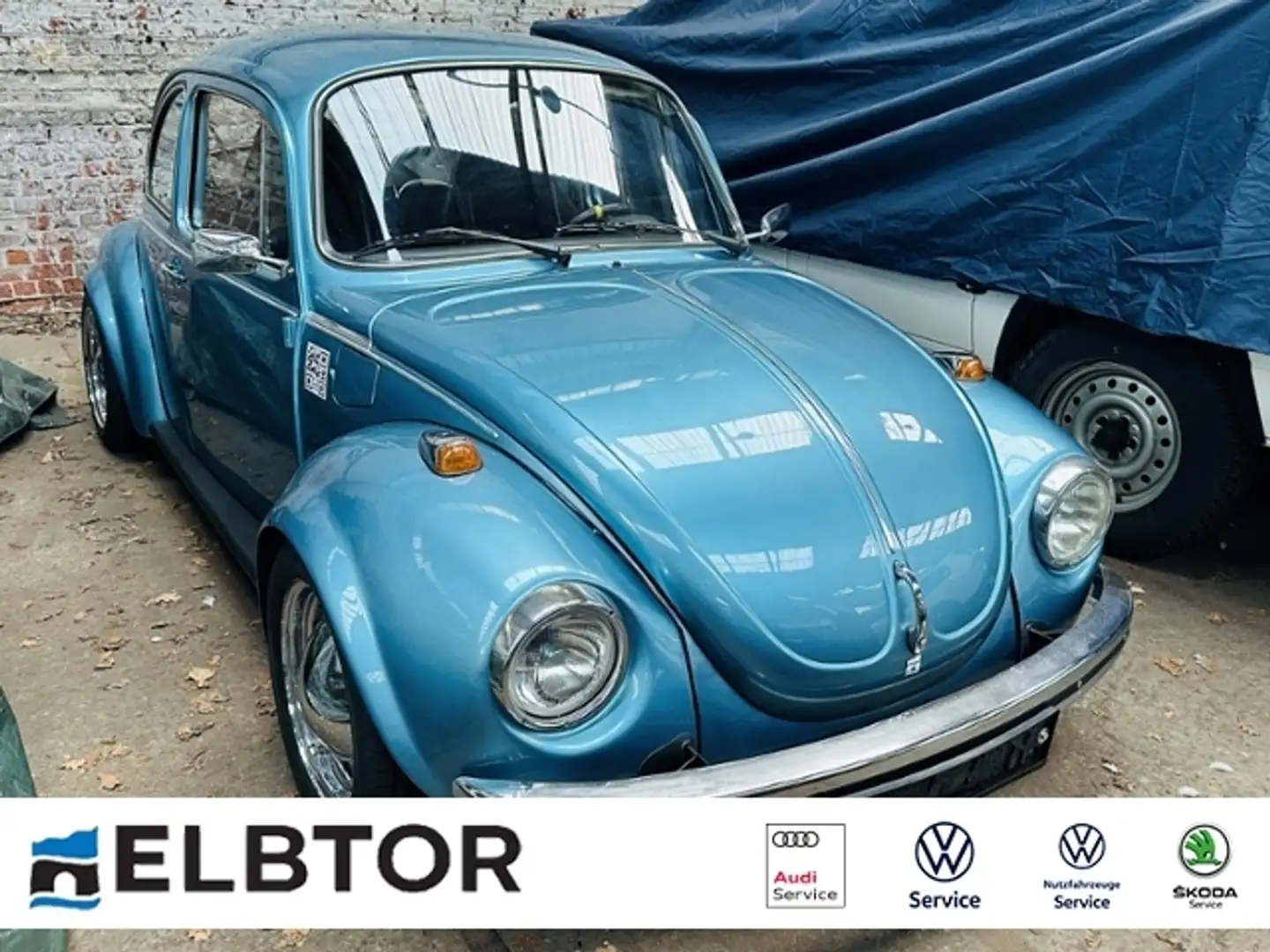 Volkswagen Käfer RESTAURIERT H-ZUL. 40er WEBER 1.6l KERSCHER KOTFL Blau - 1