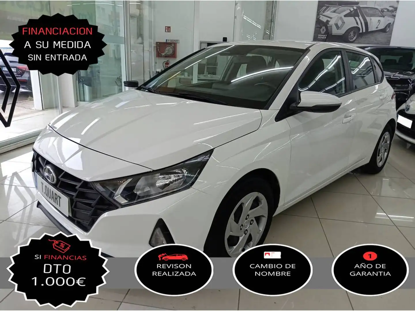 Hyundai i20 1.2 MPI Essence Weiß - 1