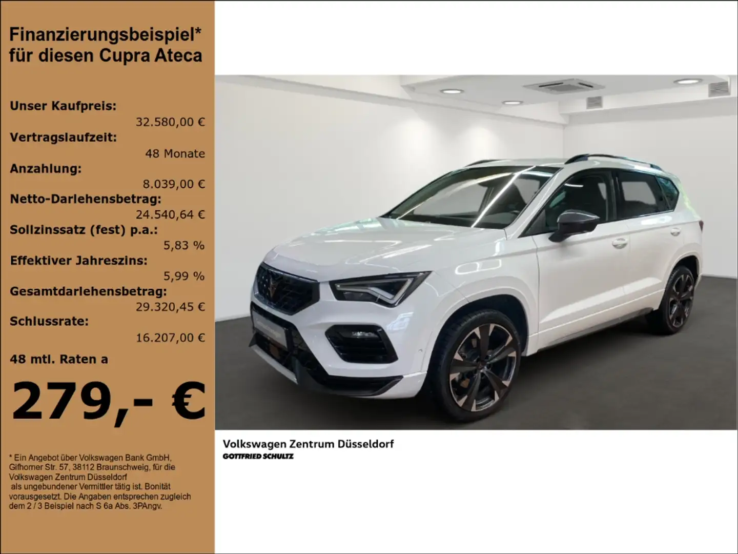 CUPRA Ateca 1.5 TSI DSG Navigation Anhängekupplung Weiß - 1