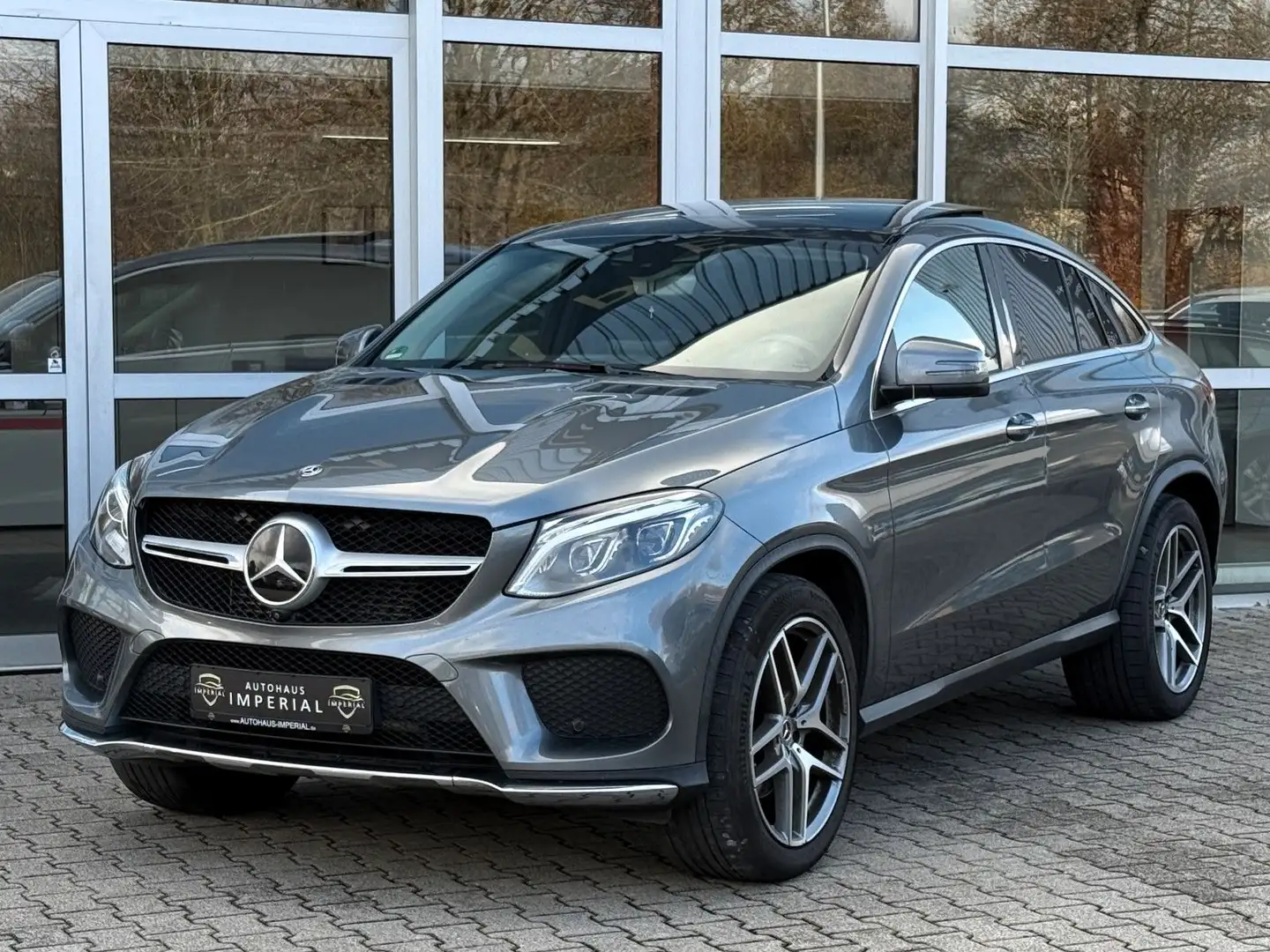 Mercedes-Benz GLE 350 d Coupe 4M AMG NAPPA+PANO+STDHZ+ACC+360° Grau - 1