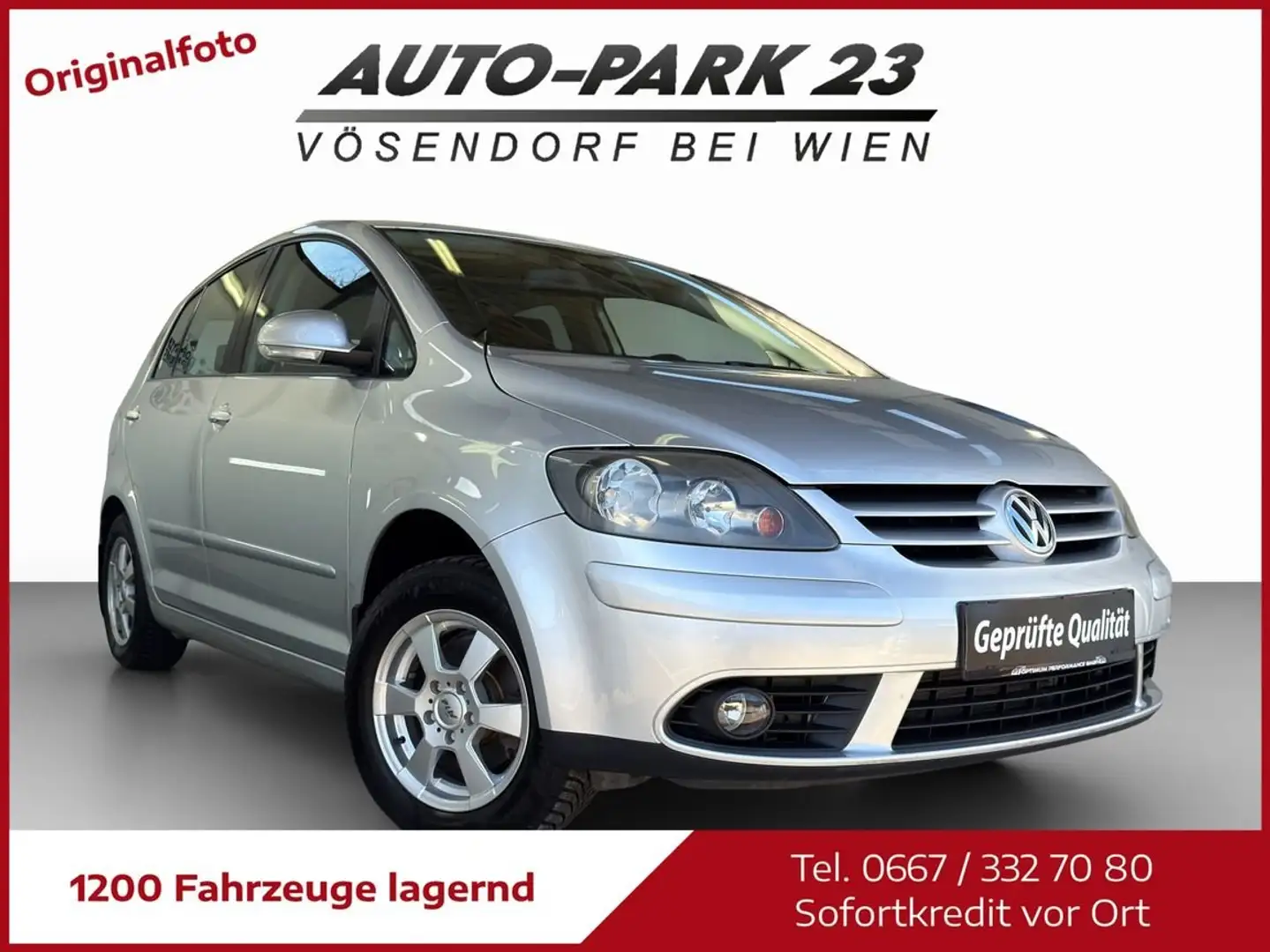 Volkswagen Golf Plus Plus Sportline FSI**PICKERL 8/2026**MOD2008 Silber - 1