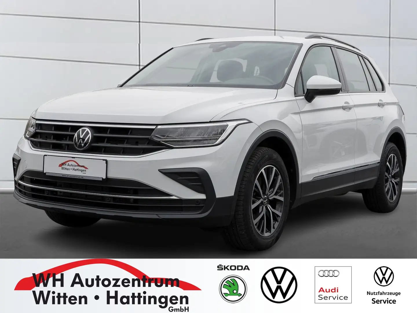 Volkswagen Tiguan 2.0 TDI DSG Life NAVI AHK REARVIEW LED ACC PDC Weiß - 1