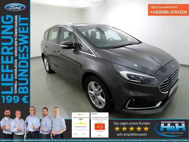 Ford S-Max 2.5 Hybrid Titanium LED+ParkAss+7Sitze+SHZ