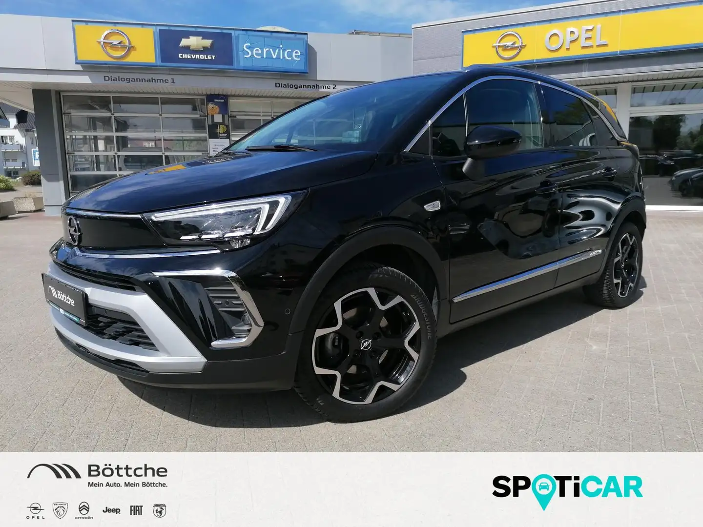 Opel Crossland 1.2 Ultimate AT/Allw/LED/Navi/Shz/180°Kamera/Klima Noir - 1
