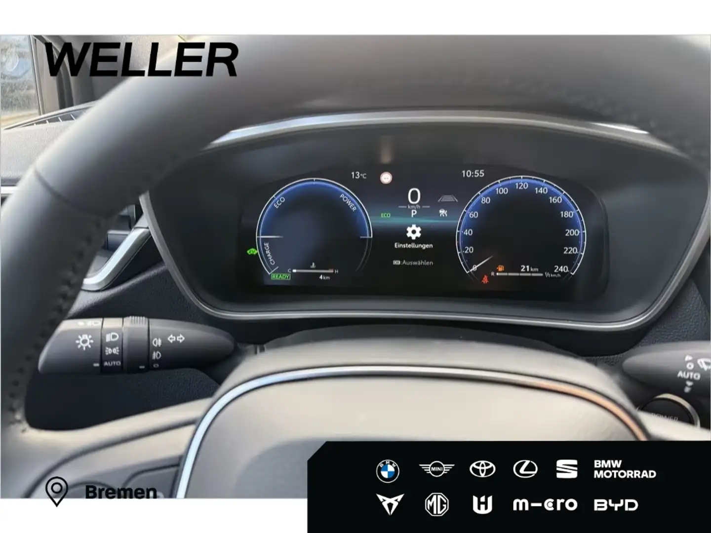 Toyota Corolla Hybrid 1,8 l, 140 PS CVT. 4x2, 5-Tü Grau - 2