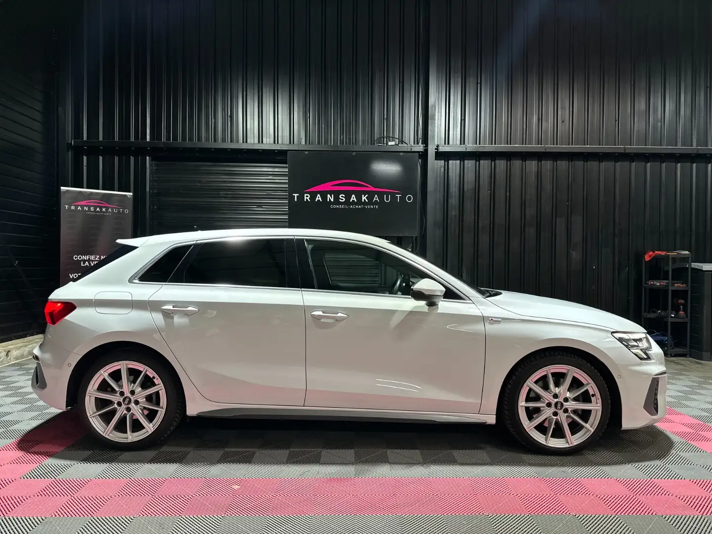 Audi A3 A3 Sportback 35 TDI 150 S tronic 7 S Line Blanc - 2