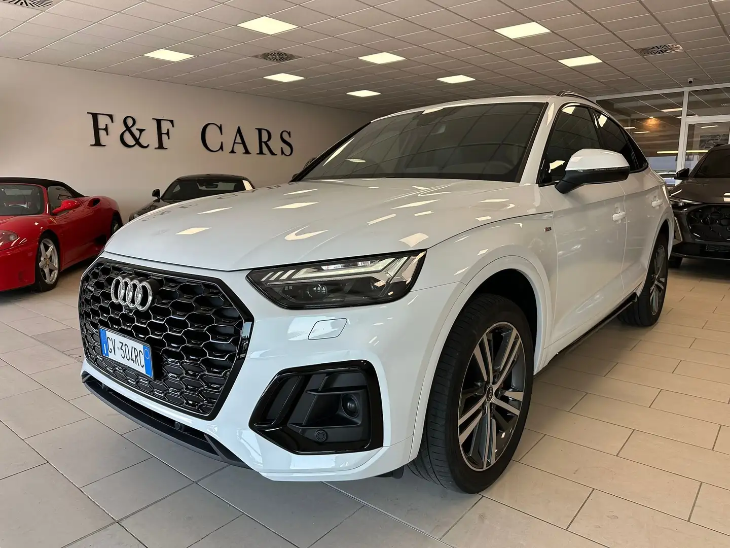 Audi Q5 Sportback 40 2.0 tdi S line Plus quattro Uni Propr Bianco - 1