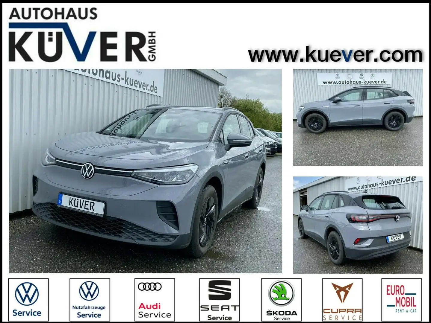 Volkswagen ID.4 Pure Navi+LED+Einparkh.+App-Connect+18´´ Szürke - 1