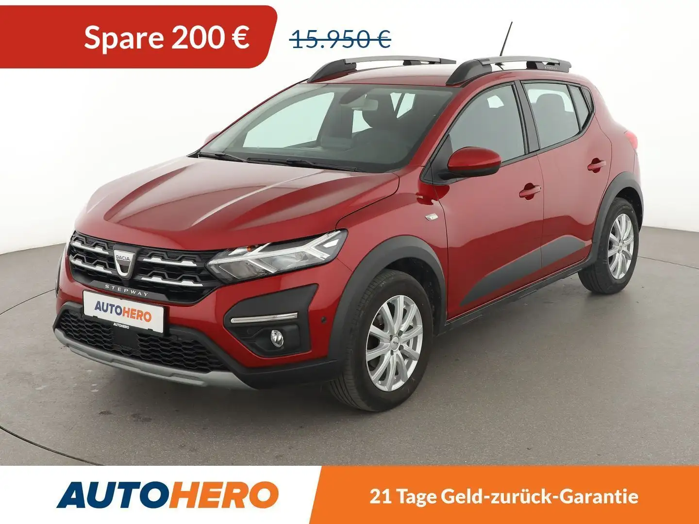 Dacia Sandero 1.0 TCe Stepway Comfort Aut.*NAVI*LED*PDC*KLIMA* Rot - 1
