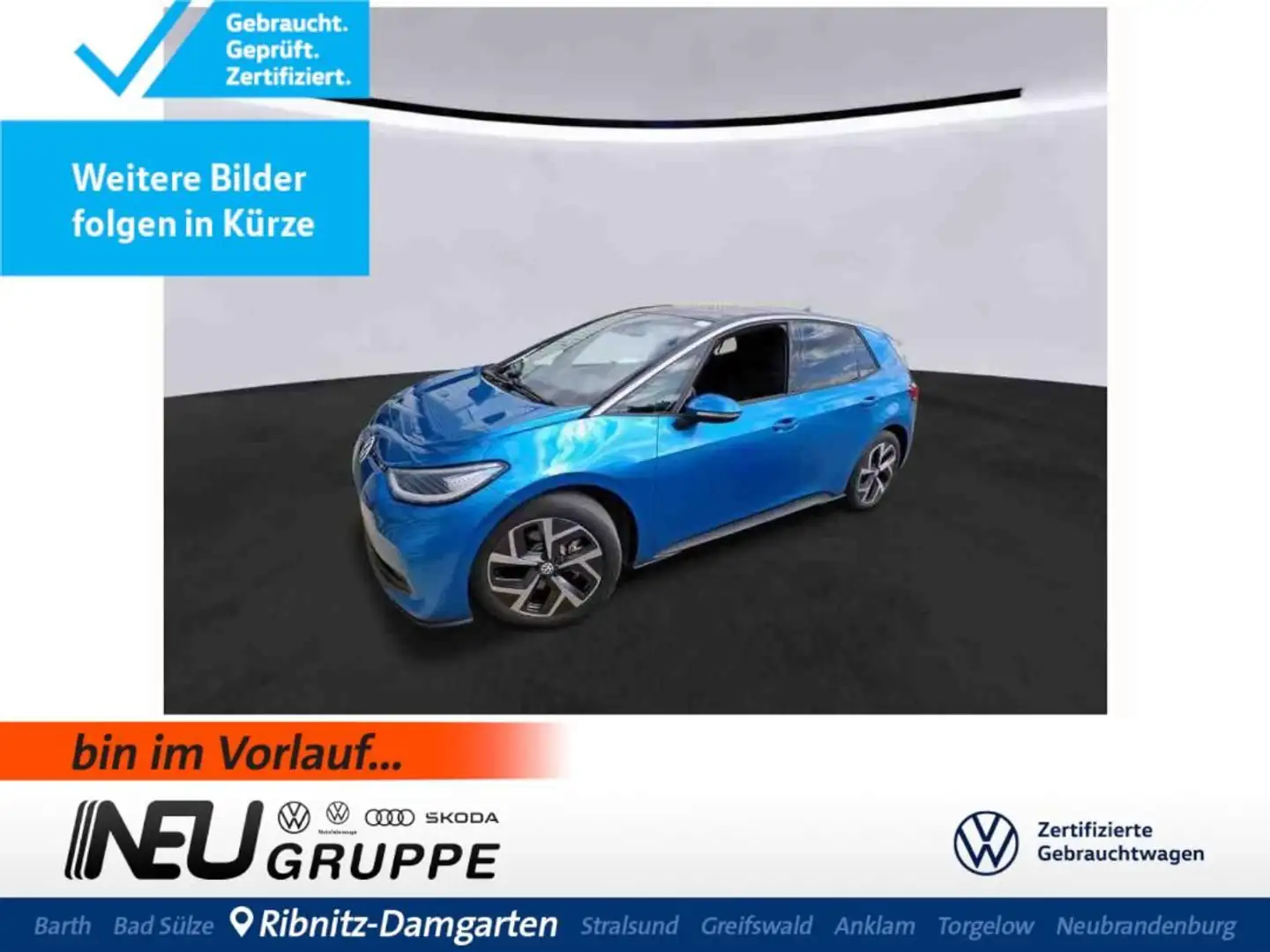 Volkswagen ID.3 Pro 62/58 kWh Blau - 1