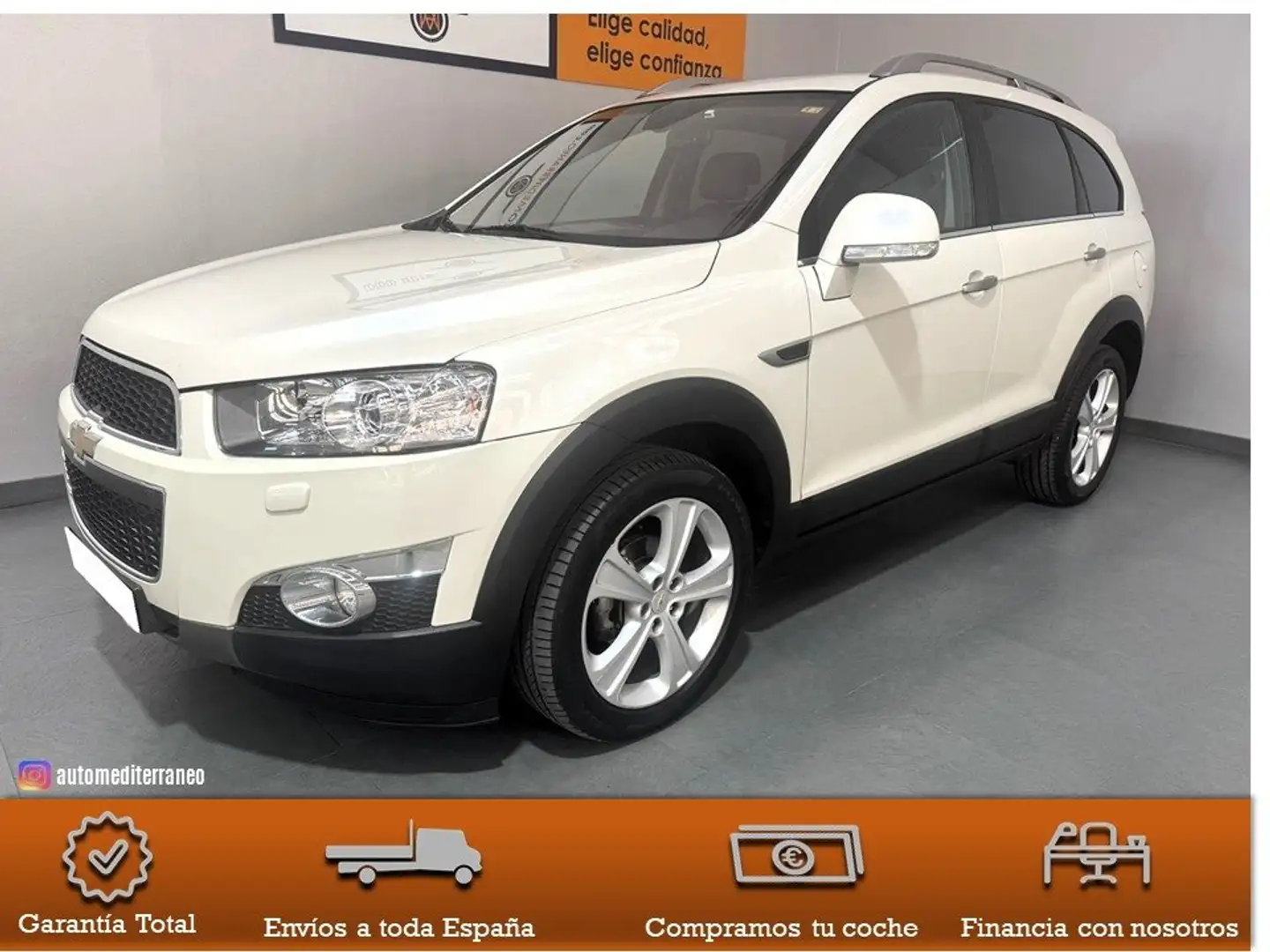 Chevrolet Captiva 2.2 VCDI 16V LTZ 7 Plazas AWD Blanco - 2