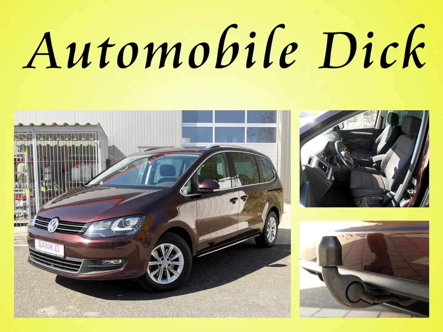 Volkswagen Sharan Beach AHK Xenon Reifen neu TÜV neu Öl neu Rot - 1