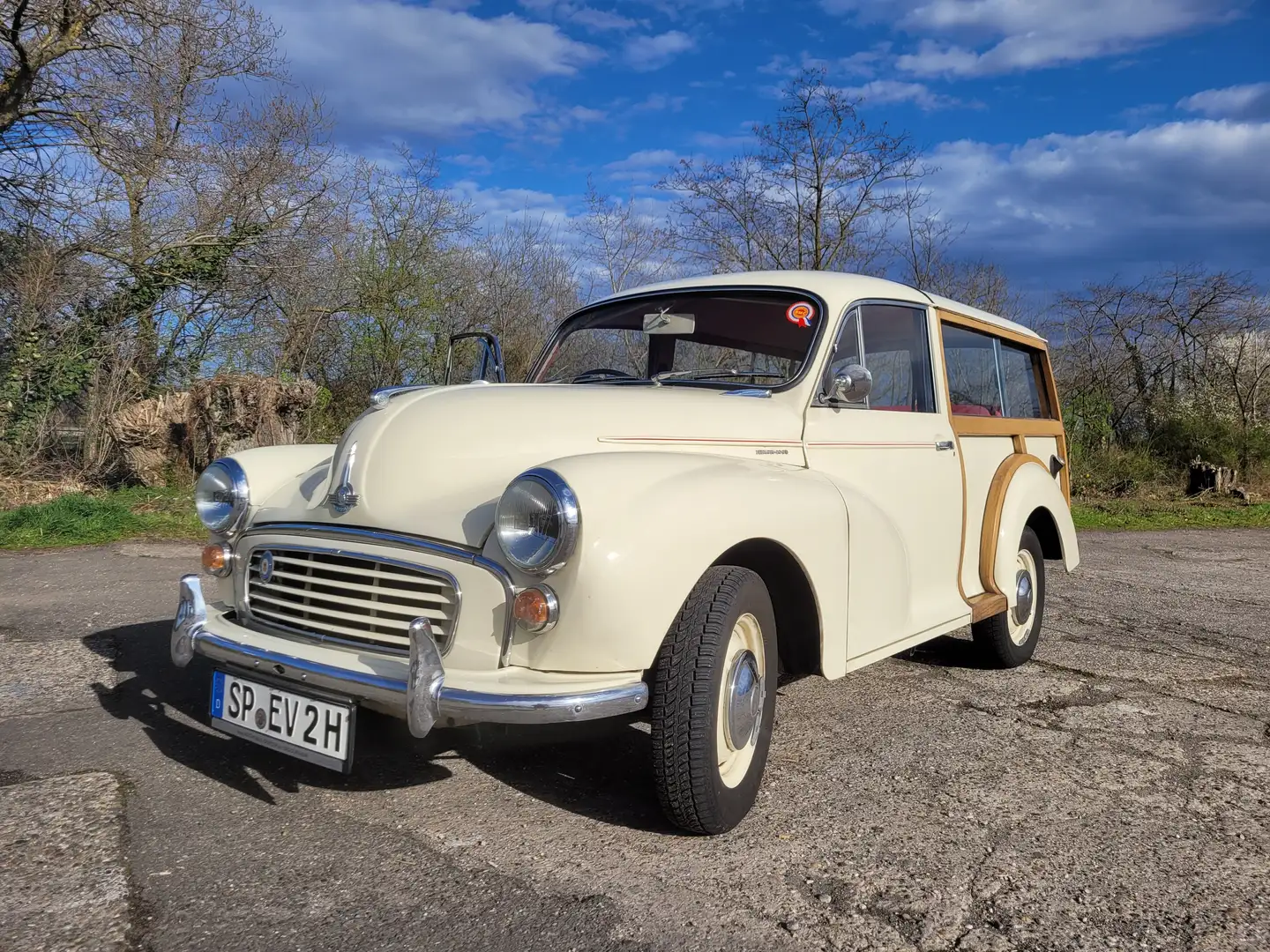Oldtimer Morris Minor Traveller 1000 Blanco - 1