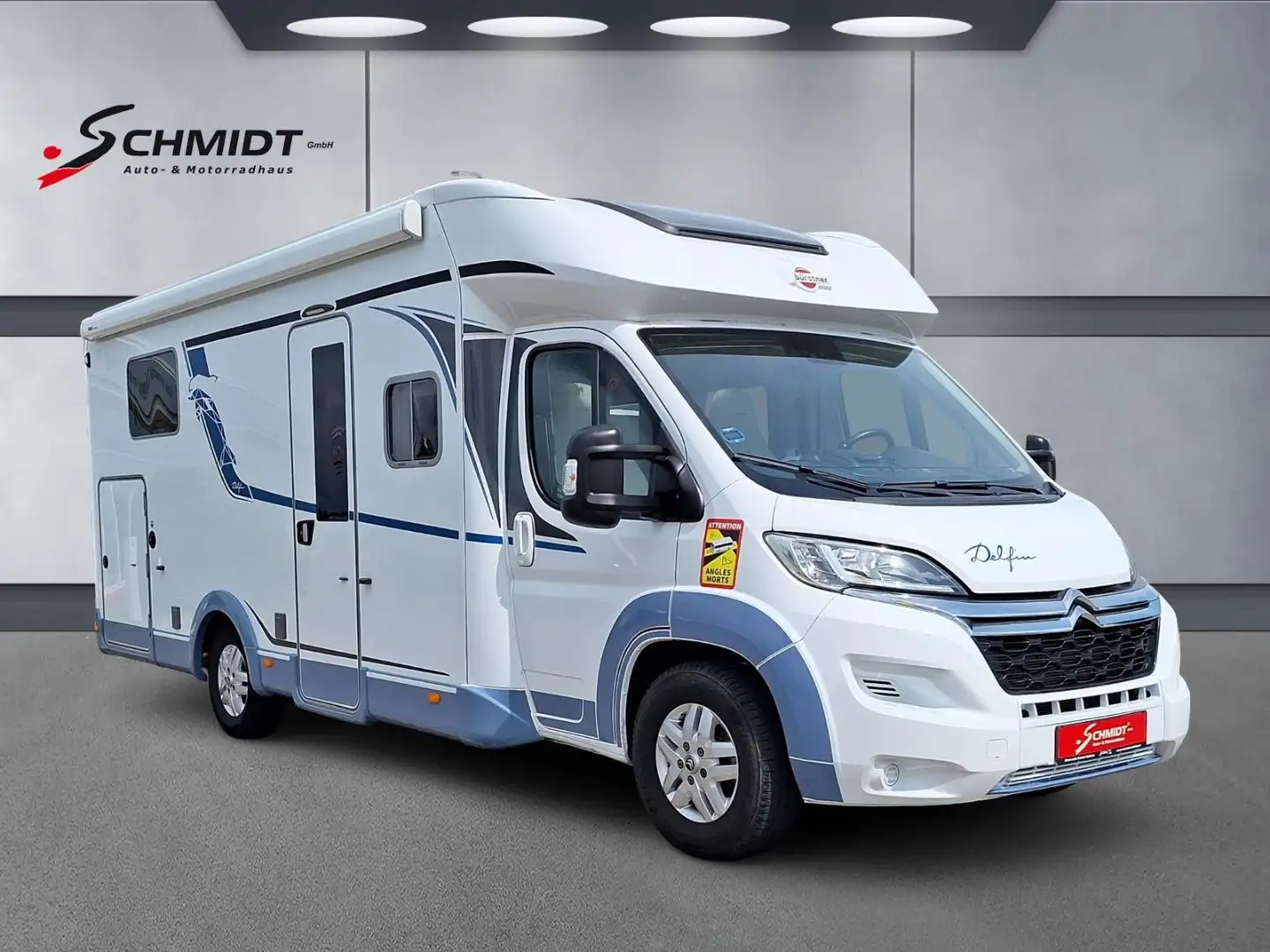 Bürstner Delfin BT 7364 SAT&TV 4TONNEN MARKISE FAHRRADTRÄ Wit - 2