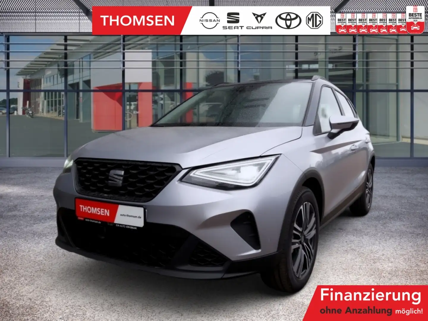 SEAT Arona Style Edition ACC+LED+Navi+Virtual+PDC+SHZ Silber - 1