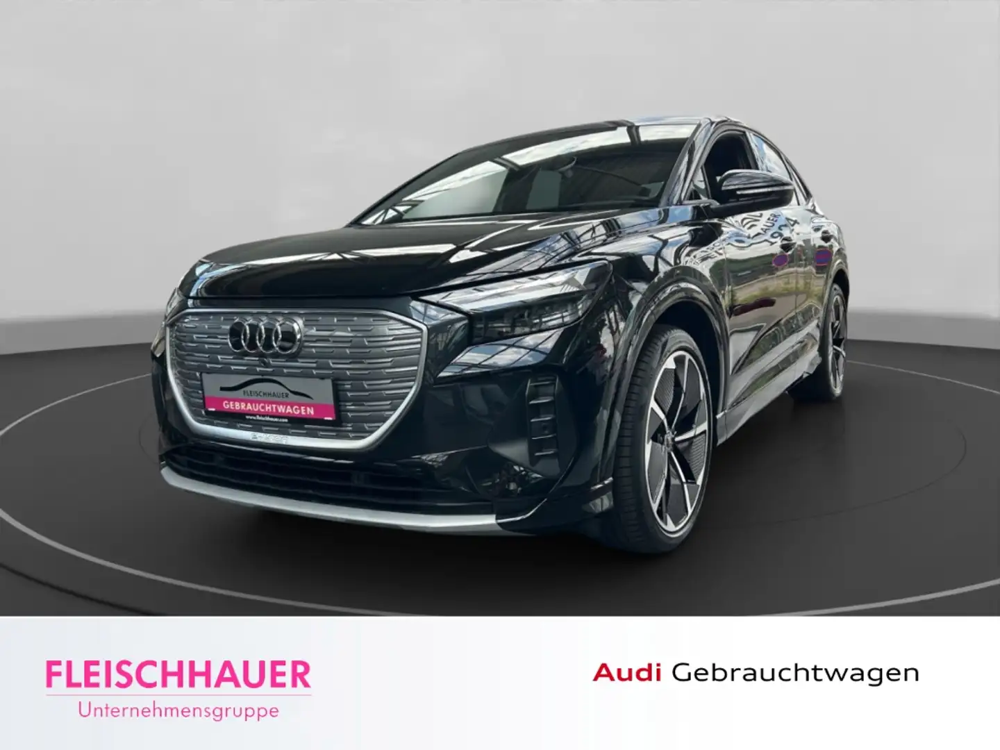 Audi Q4 e-tron Sportback 40 S-Line +LEDER+LED+NAVI+ACC+KAMERA Schwarz - 1