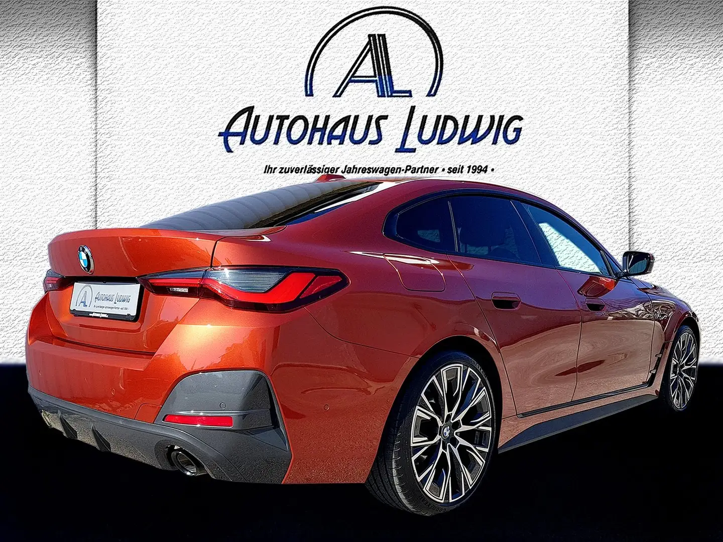 BMW 420 d xDrive GranCoupé*MSport*AHK*Stdhzg*20 Zoll Orange - 2