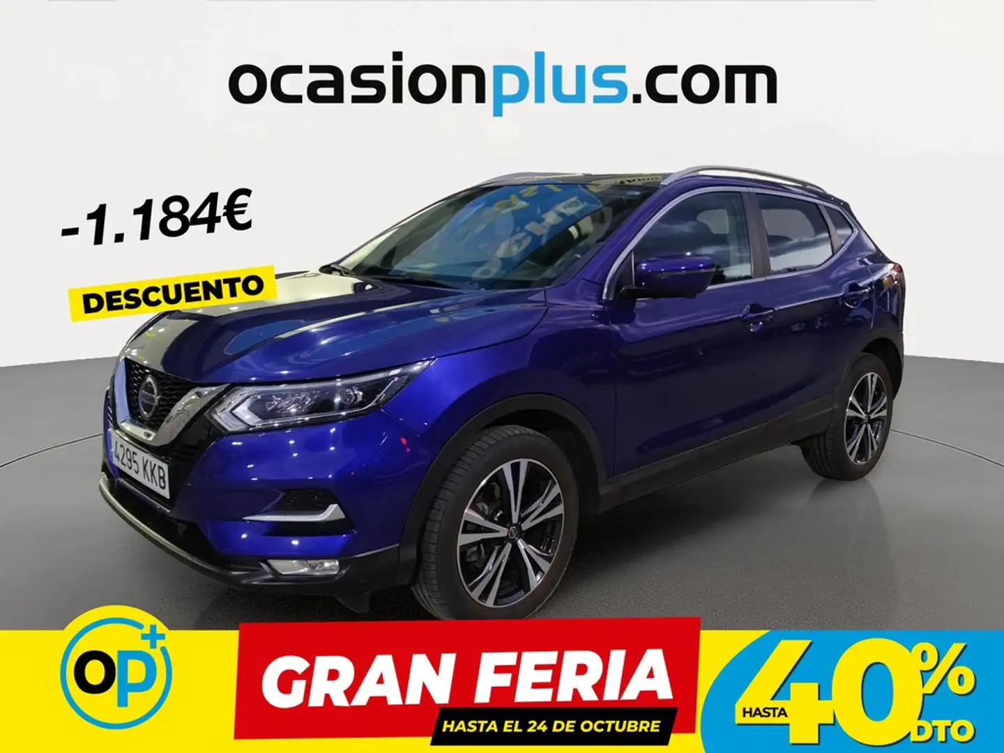 Nissan Qashqai 1.6dCi N-Connecta 4x2 XTronic Azul - 1