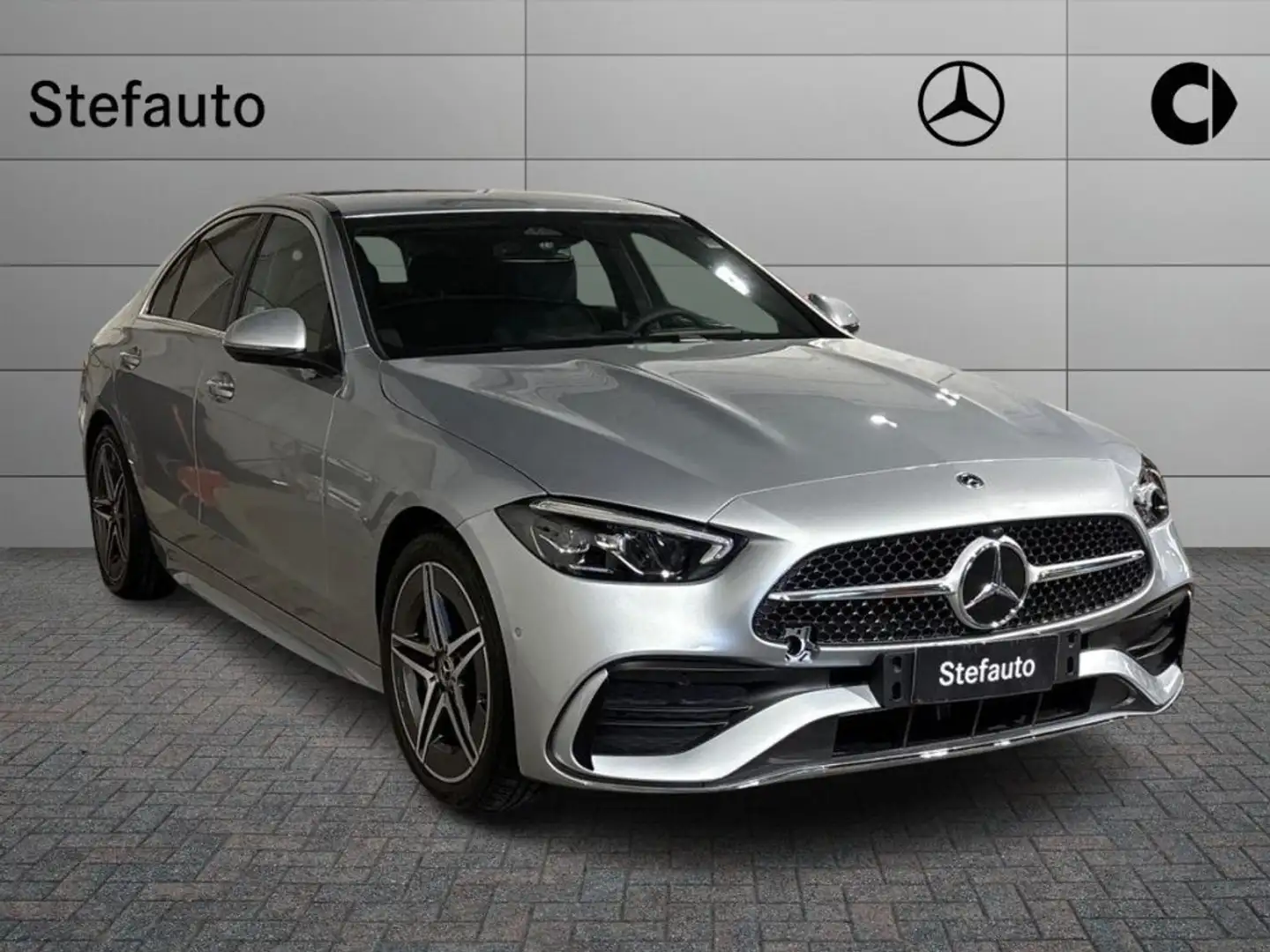 Mercedes-Benz C 220 d Mild hybrid 4Matic AMG Line Advanced Argento - 1