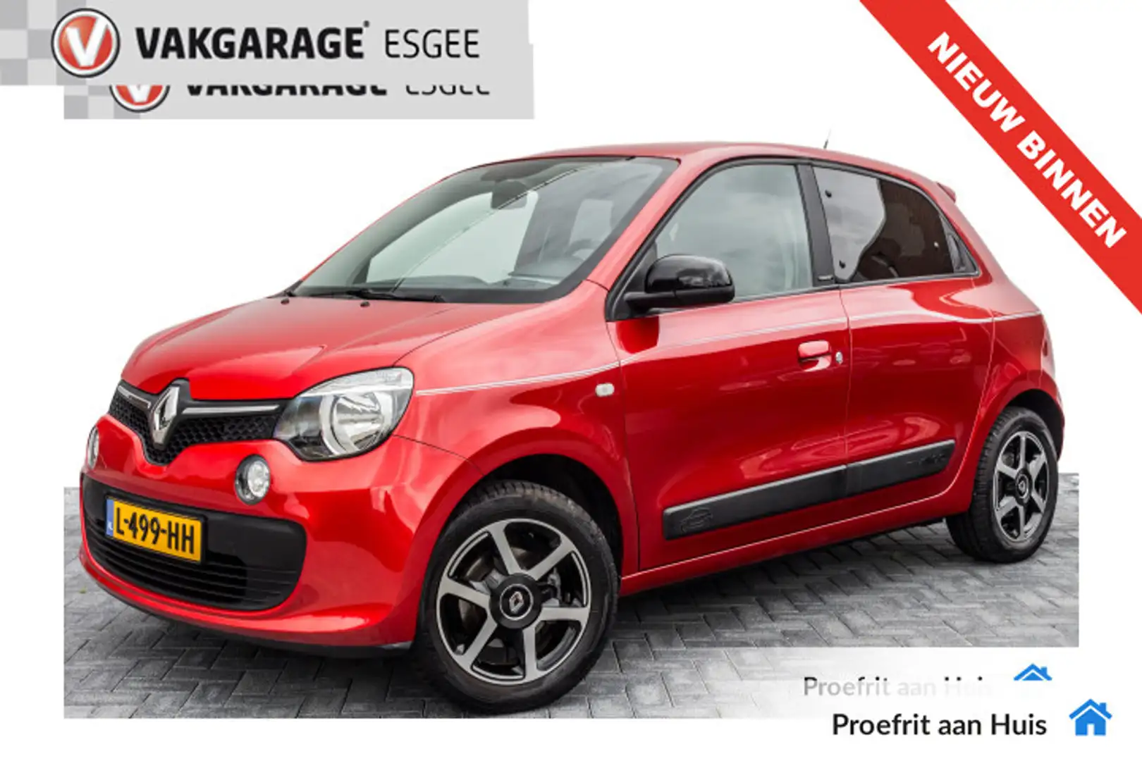 Renault Twingo 0.9 TCe Intens 90 PK MOTOR UNIEK EN RIJKLAAR. | Cl Rosso - 1