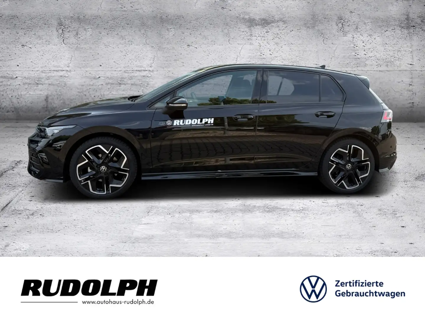 Volkswagen Golf VIII 2.0 TDI R-Line DSG LED HUD Navi AHK Fernlicht Schwarz - 2