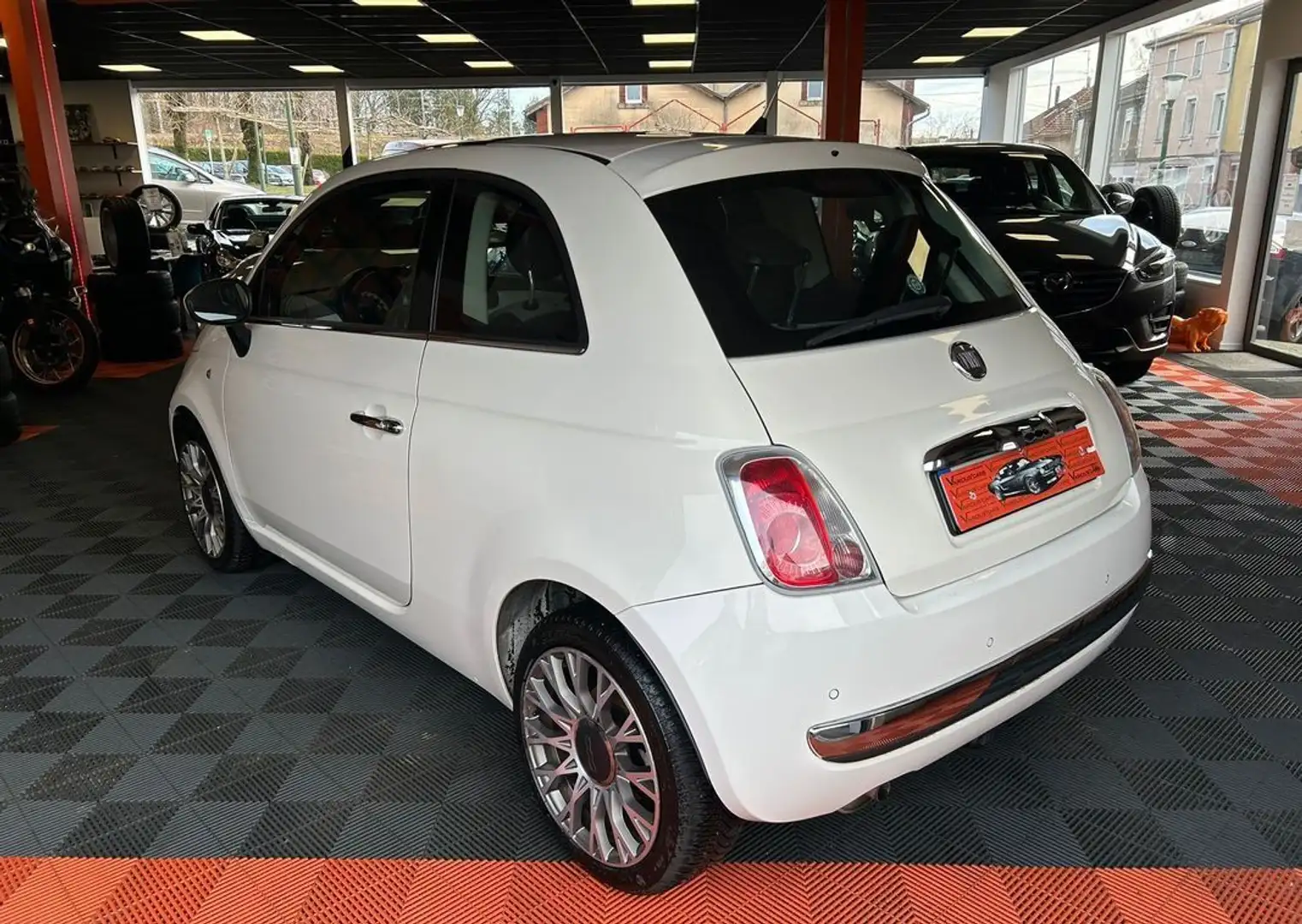 Fiat 500 LOUNGE 1.4I 12V 100 cv Garantie 12 mois Blanc - 2