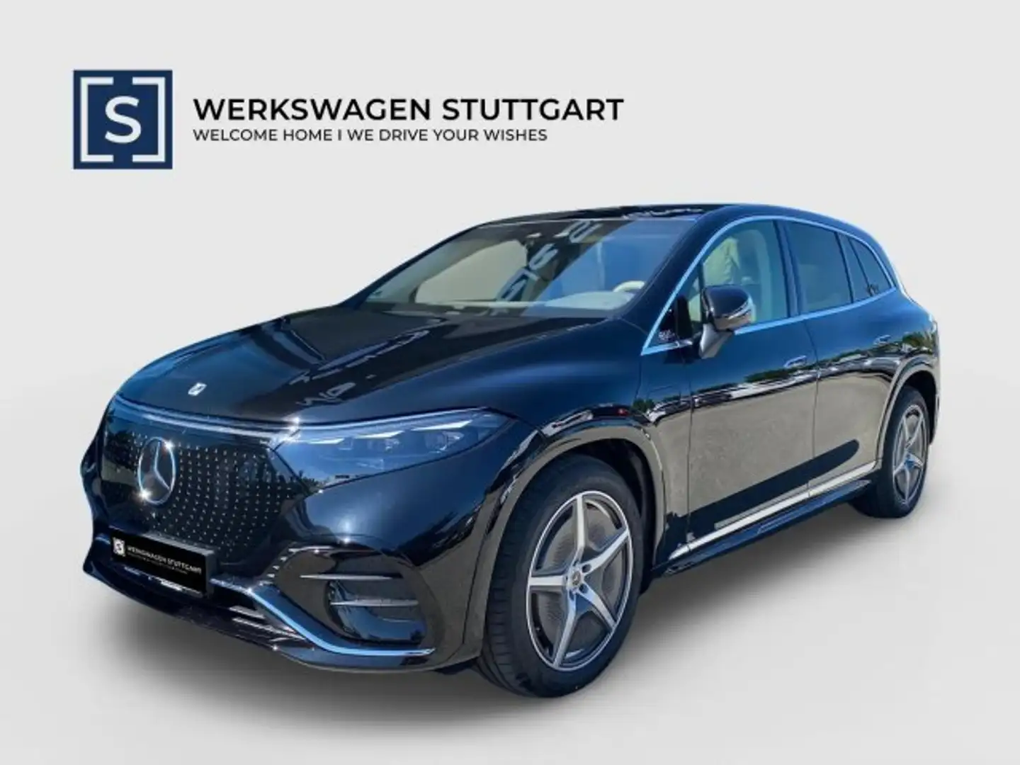 Mercedes-Benz EQS SUV EQS SUV 580 4M 360°+HINTERAL+BURMEST+FAHRASSIST+ Negro - 1