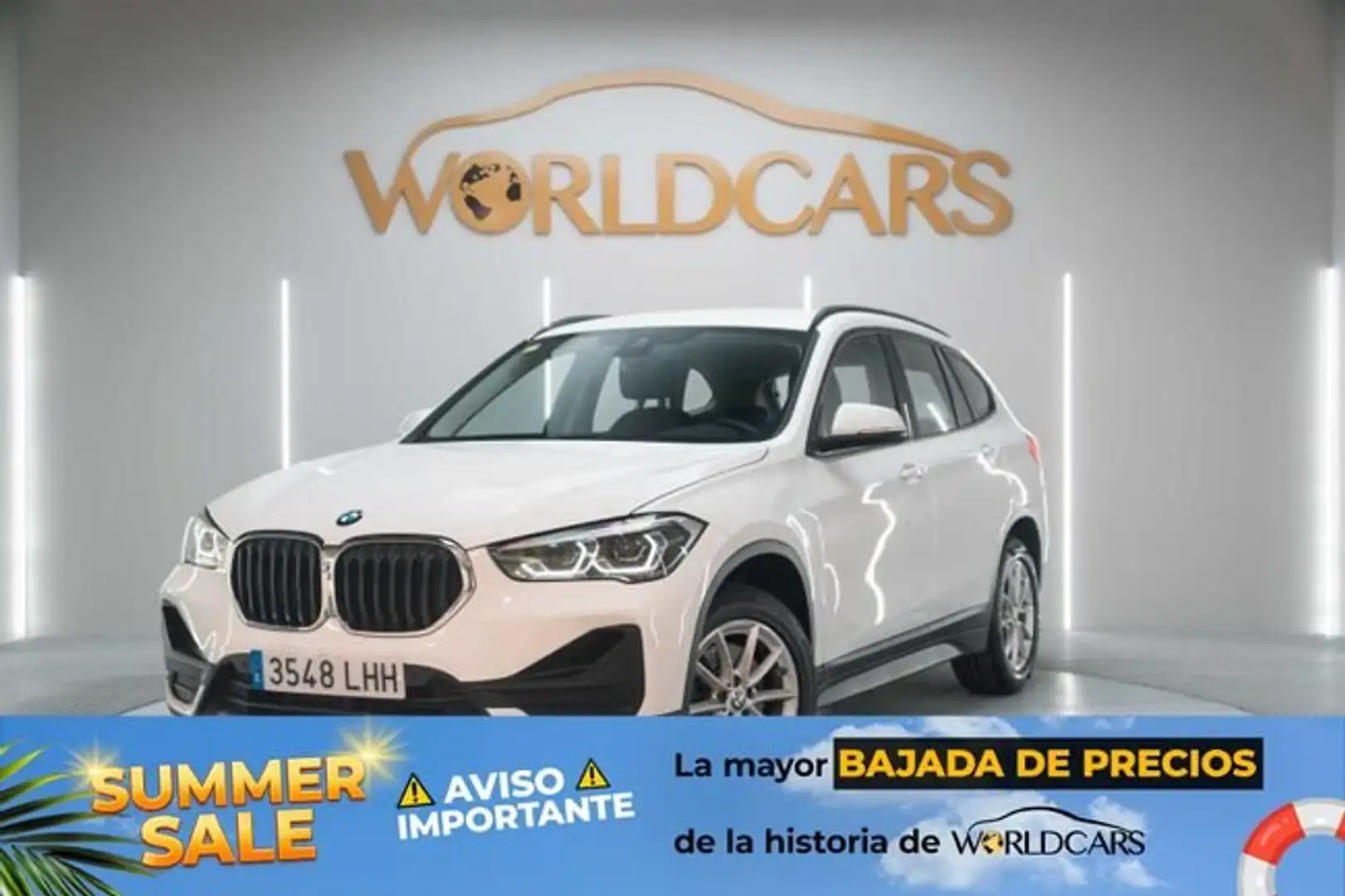 BMW X1 xDrive 20dA Blanco - 1