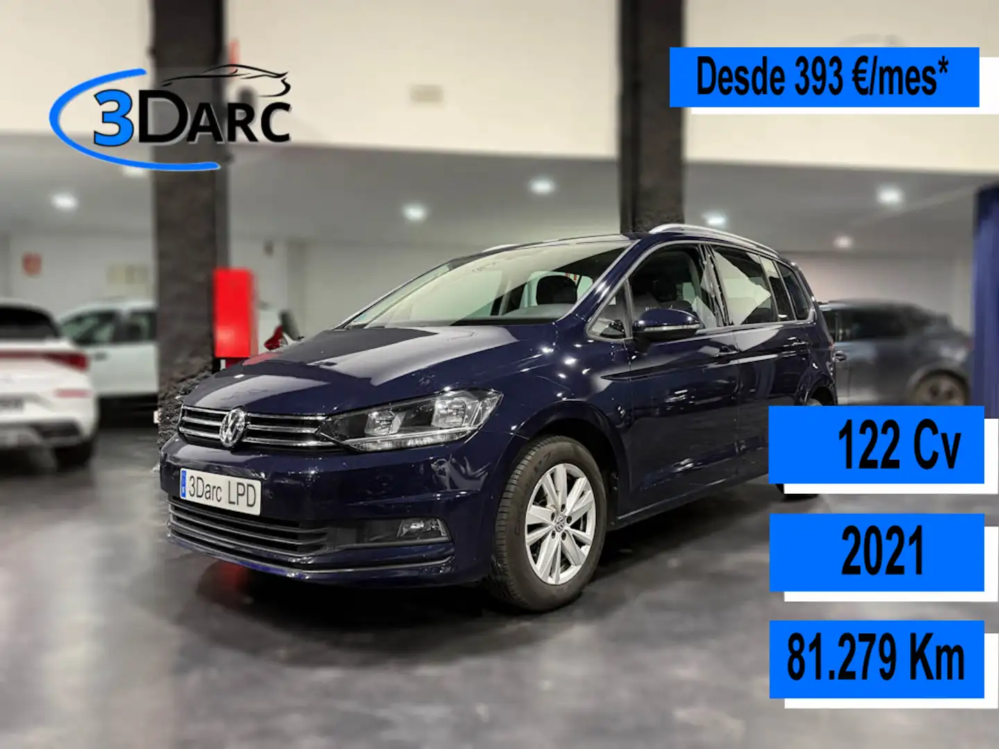 Volkswagen Touran 2.0TDI Advance 90kW Schwarz - 1