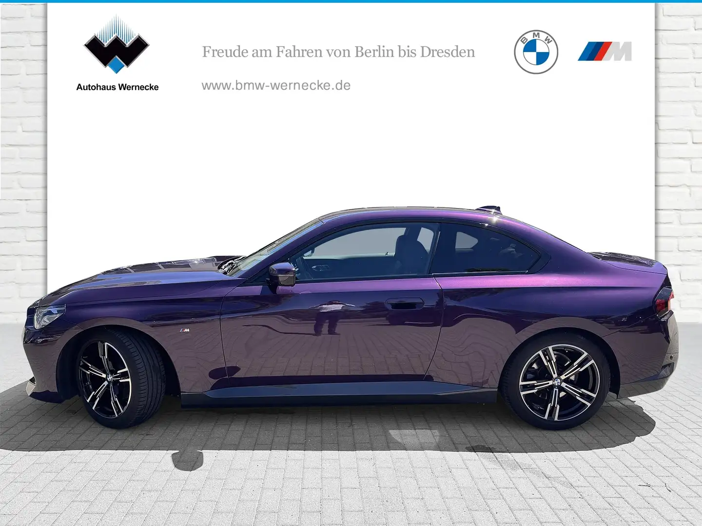 BMW 220 i Coupé M Sport HiFi DAB LED Tempomat Shz Mauve - 2