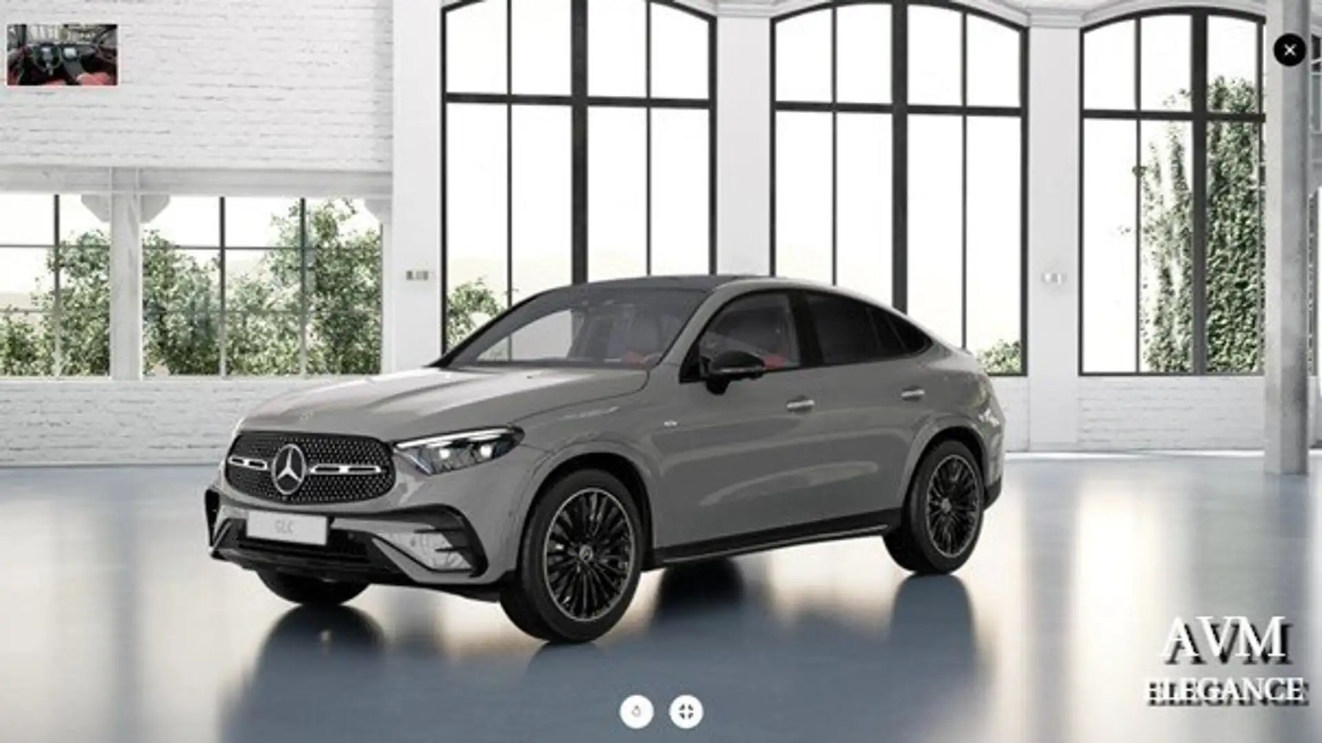 Mercedes-Benz GLC 300 de 4MATIC Coupé | AIRMATIC | PANO | AHK | HUD | Grau - 1