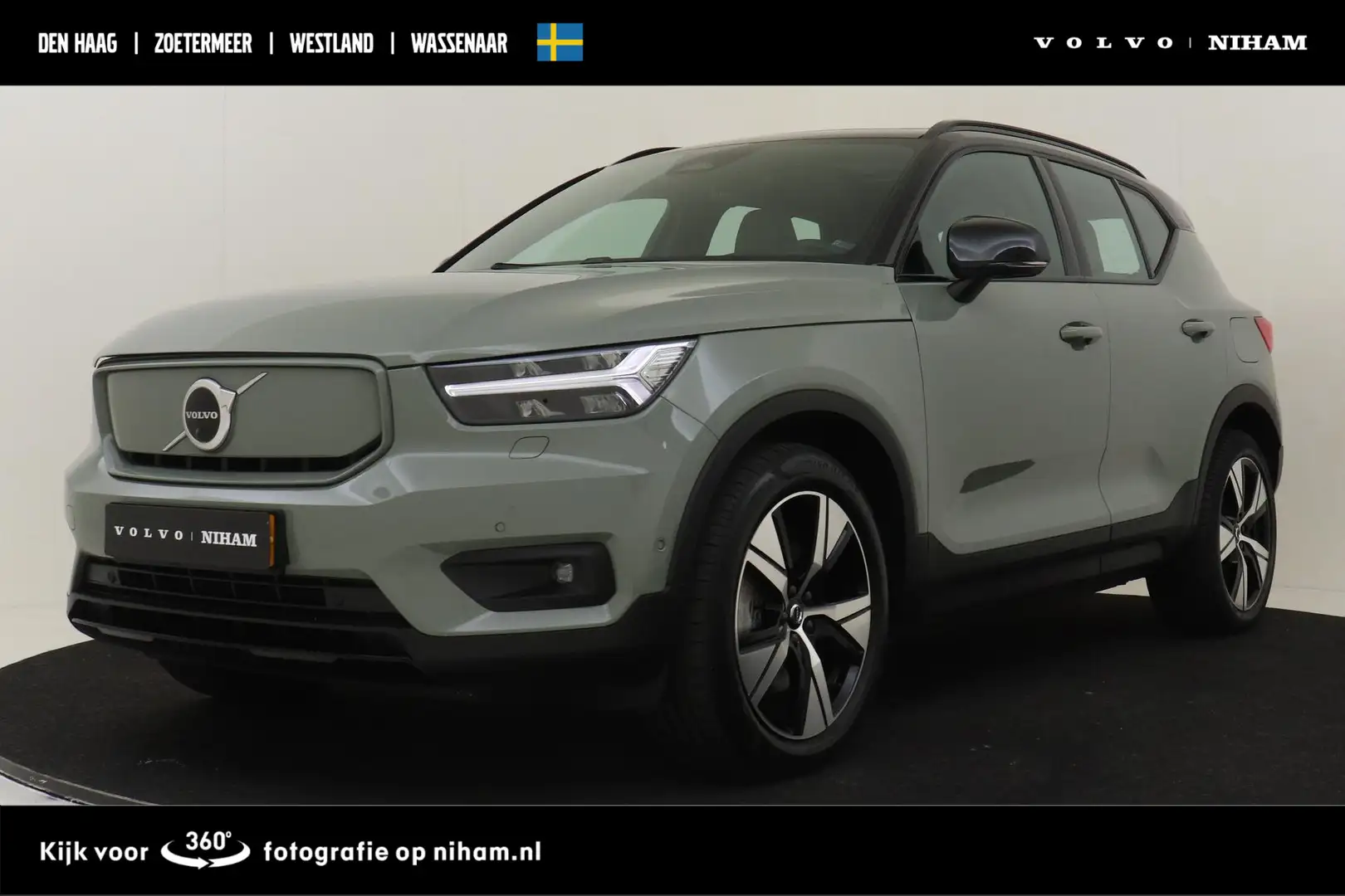 Volvo XC40 RECHARGE TWIN PURE ELECTRIC PRO -PANO.DAK|LEDER|36 Vert - 1