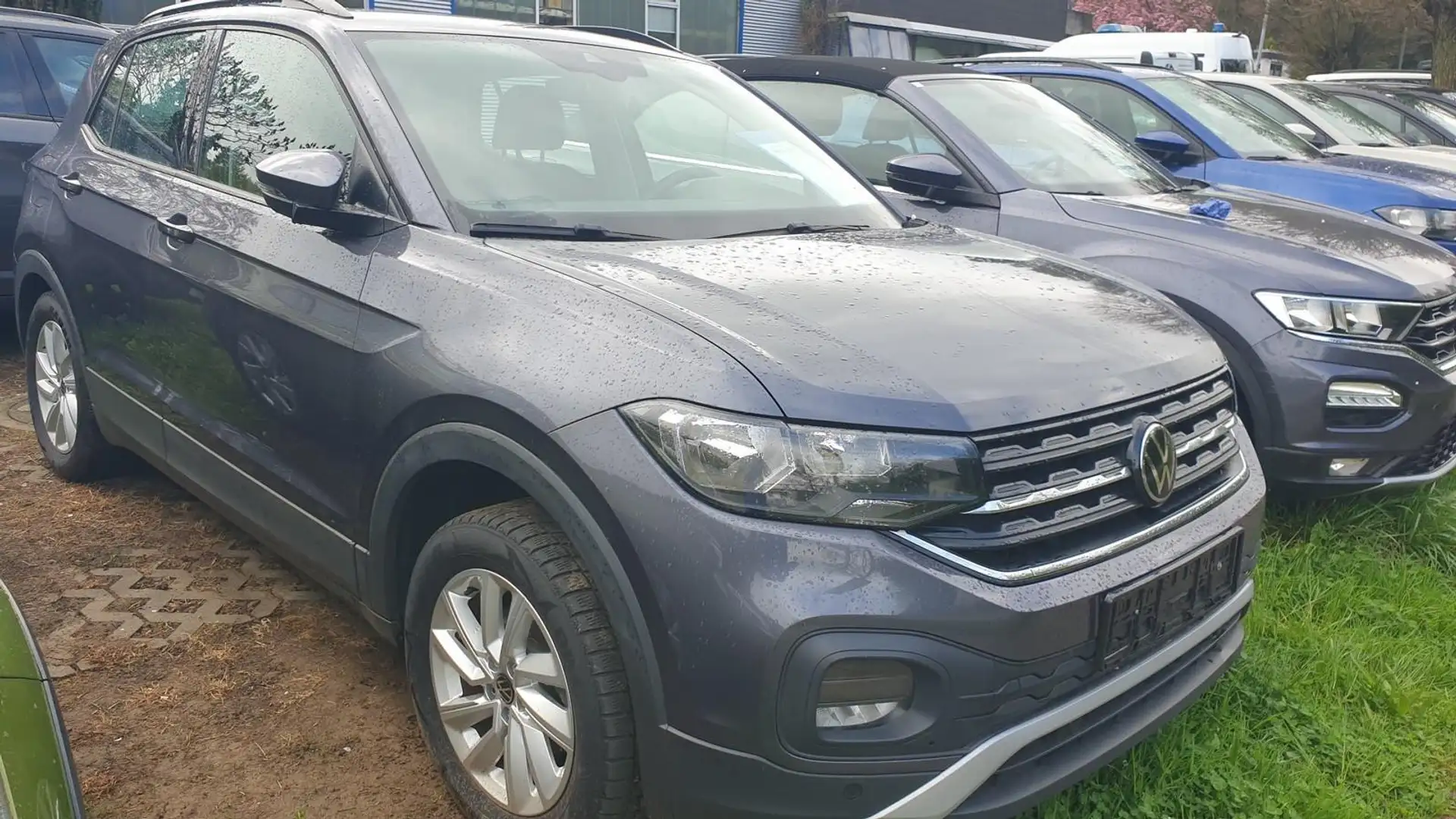 Volkswagen T-Cross 1,0 TSI Life DSG Gris - 2