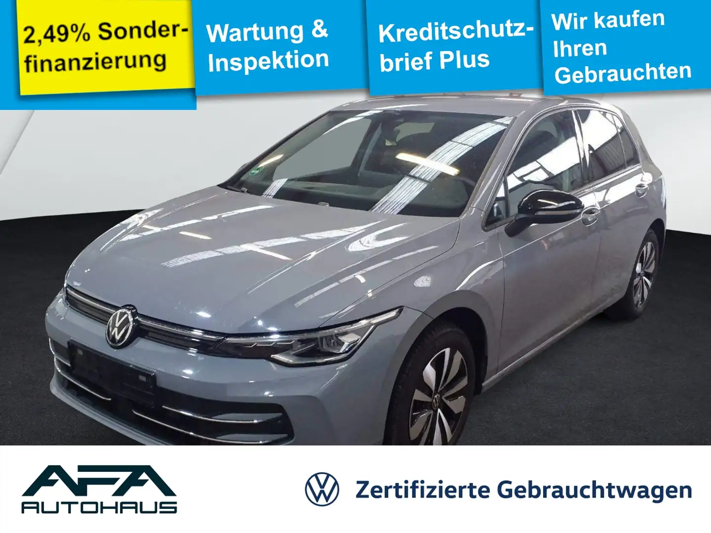 Volkswagen Golf VIII 2.0 TDI GOAL DSG AHK*Navi*LED*RFK*ACC Grau - 1