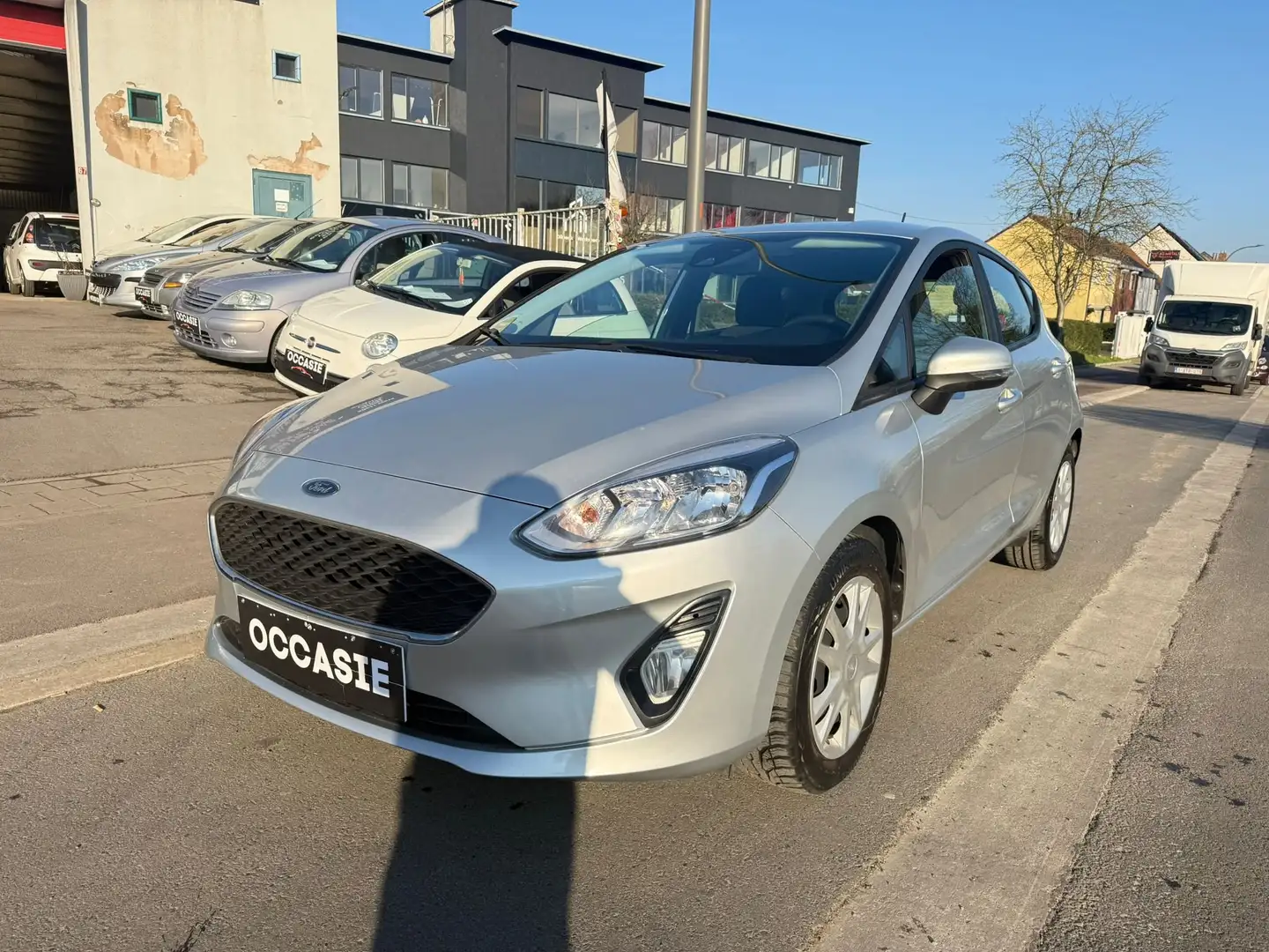 Ford Fiesta 1.0 EcoBoost Business **12M GARANTIE** Grijs - 1