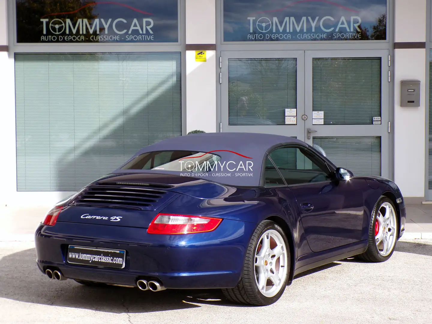 Porsche 997 911 Carrera 4S Cabrio Manuale 86000 km C07 Tagl.CP Blau - 2