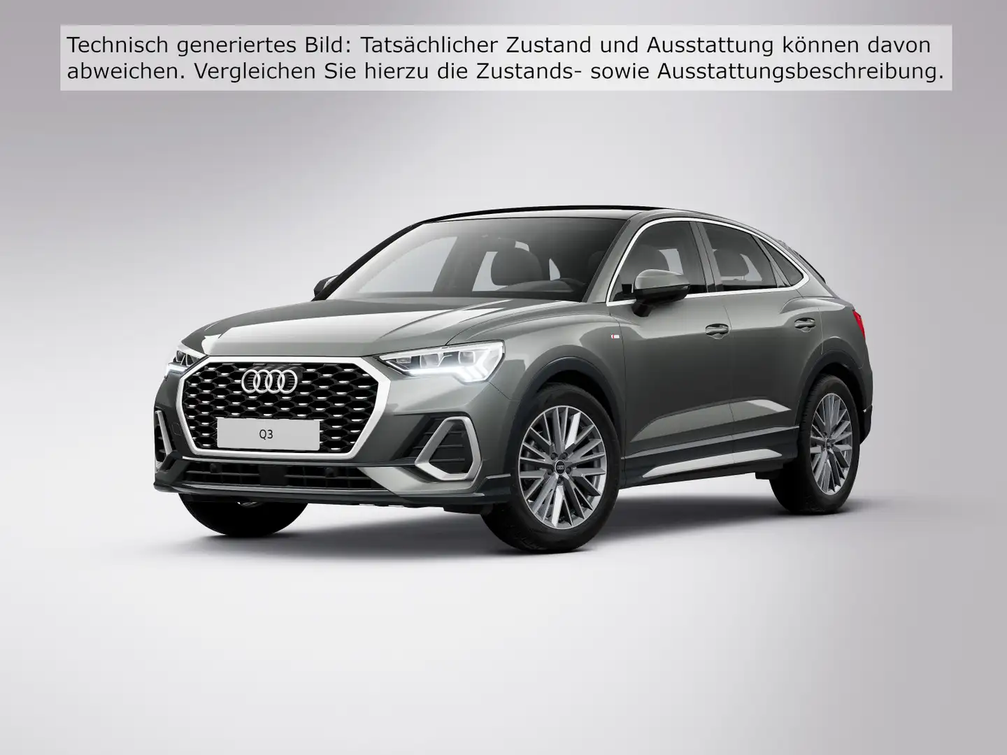 Audi Q3 35 TDI 2x S LINE LM19 PANO LED ASSI Grau - 2