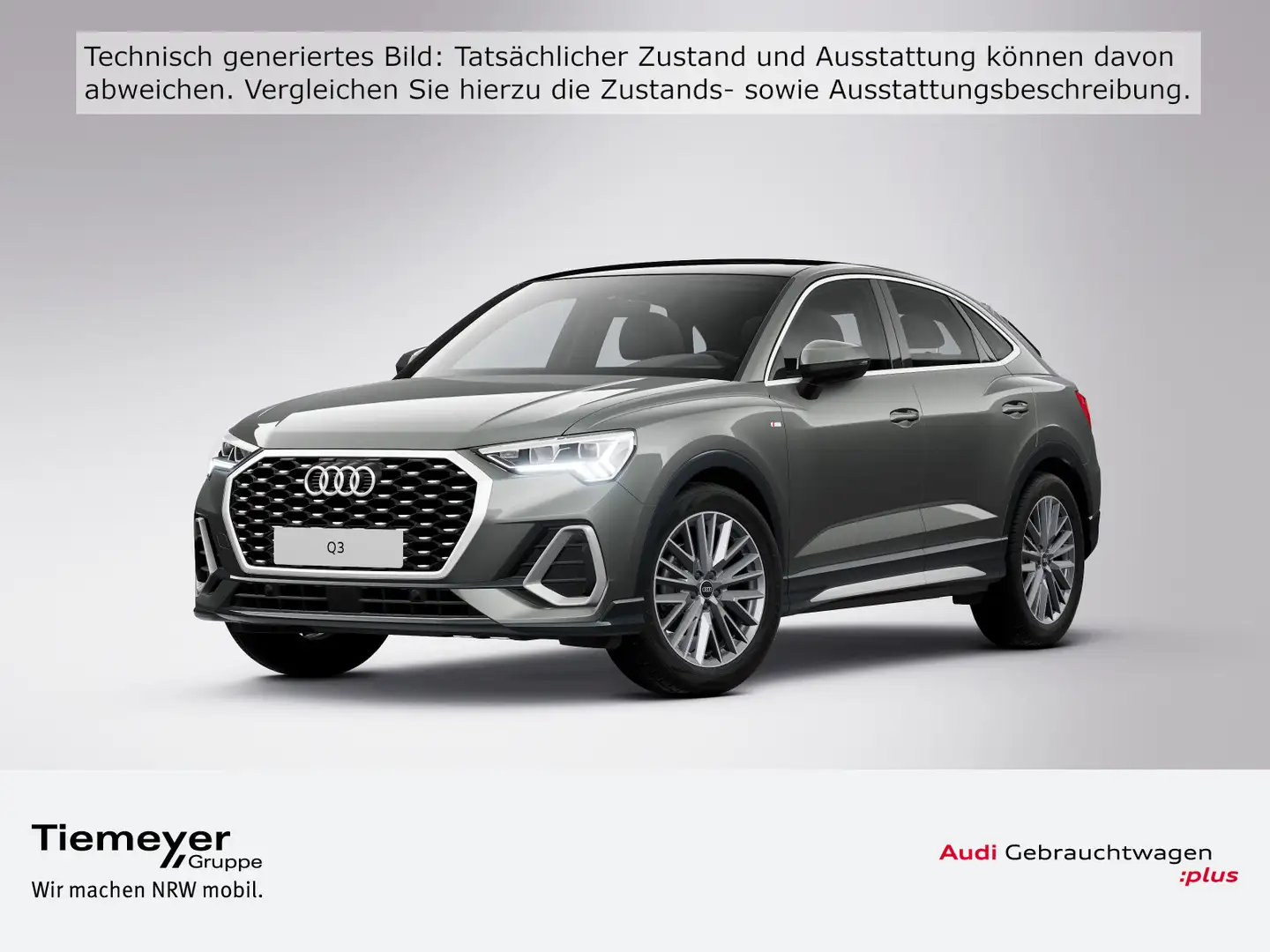 Audi Q3 35 TDI 2x S LINE LM19 PANO LED ASSI Grau - 1